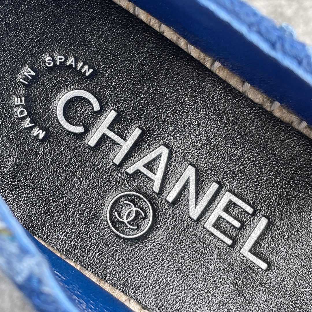 CHANEL fisherman shoes custom mixed sheepskin imported leather embryo leather upper soft inner cushion sheepskin