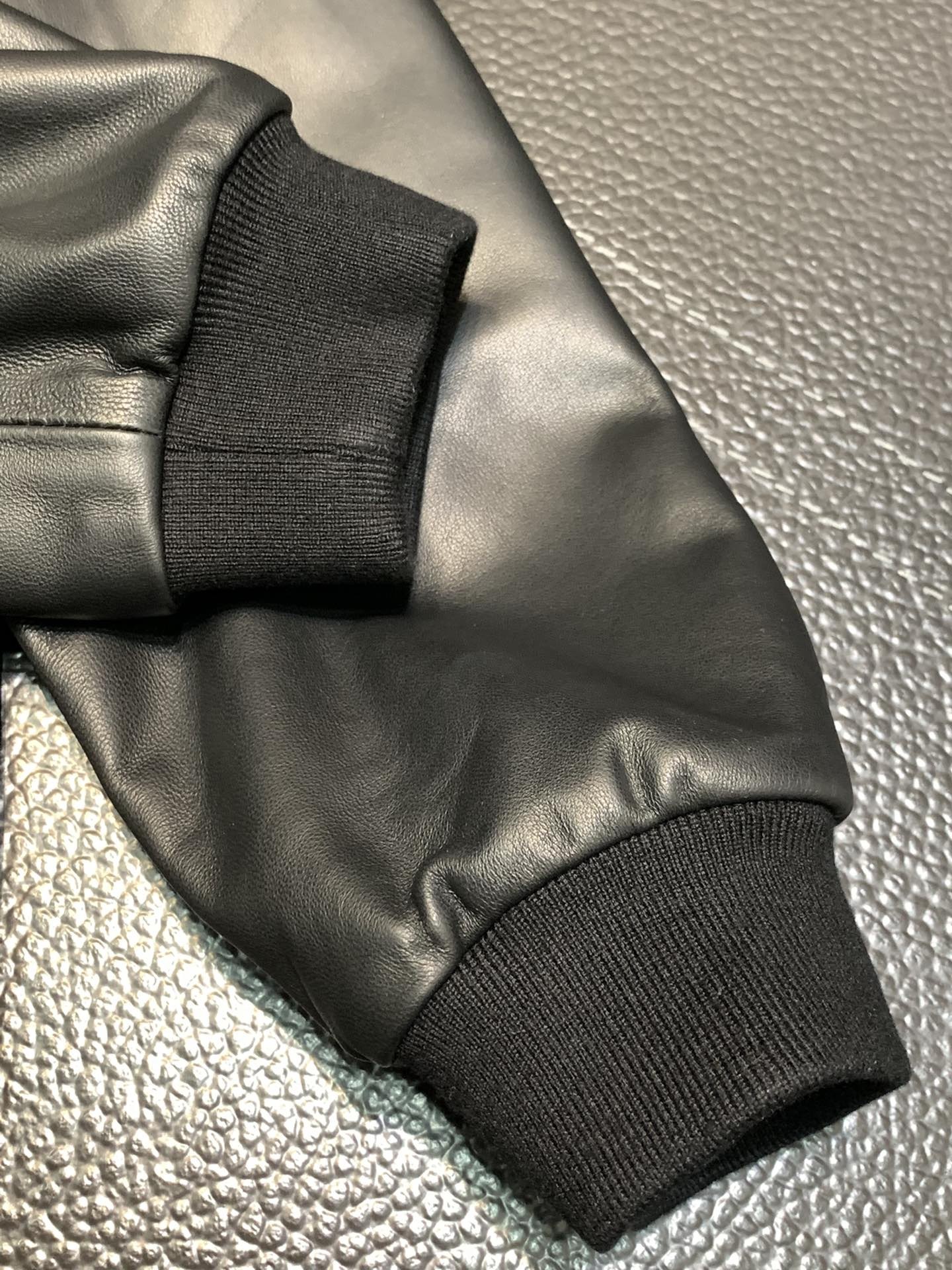 Zegna hooded leather jacket