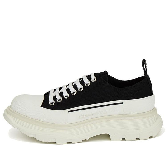 Alexander McQueen Tread Slick Lace Up ‘Black White’