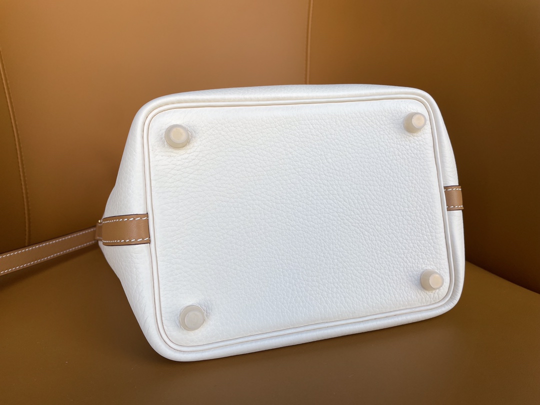 picotin18 cream white tc spelled sesame swift leather