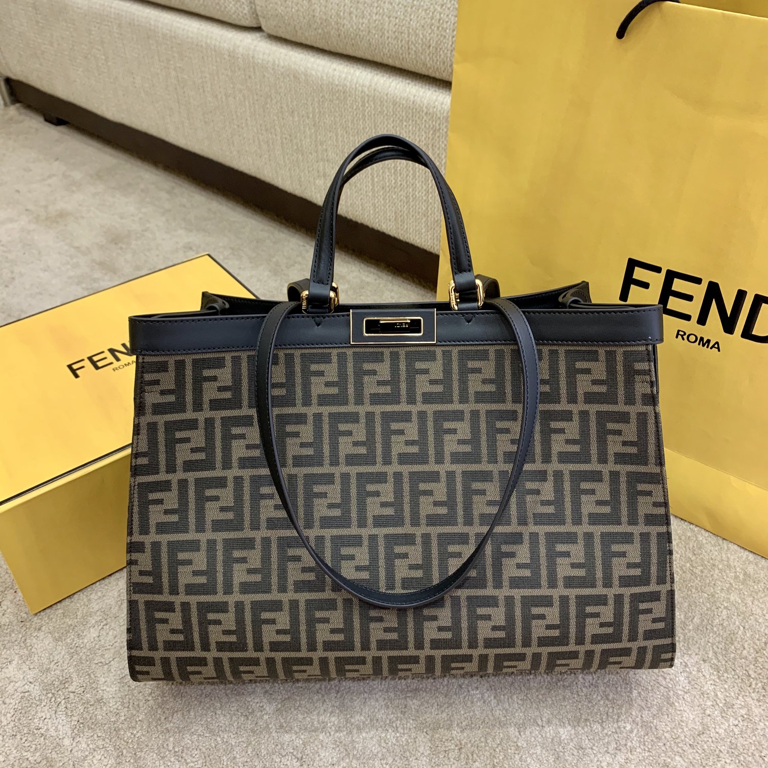 FENDI latest Peekaboo X-Tote