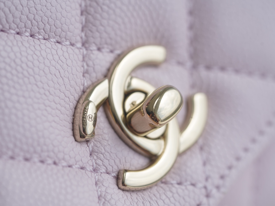 CHANEL 𝑪𝒐𝑪𝒐 𝒉𝒂𝒏𝒅𝒍𝒆 New Cowhide Handle 𝗠𝗶𝗡𝗶𝗡𝗶 Cherry Blossom Pink