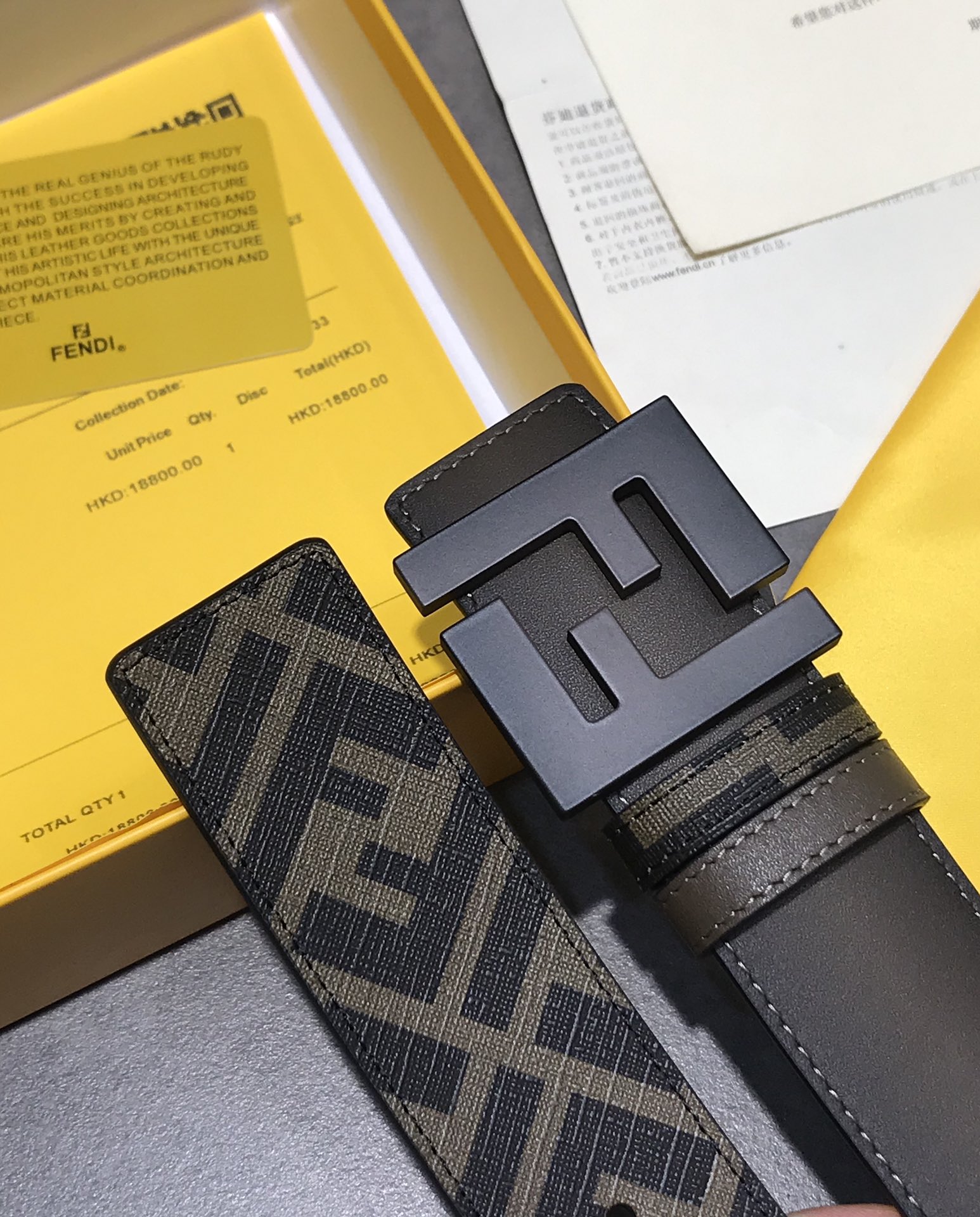 FENDI original rivet buckle