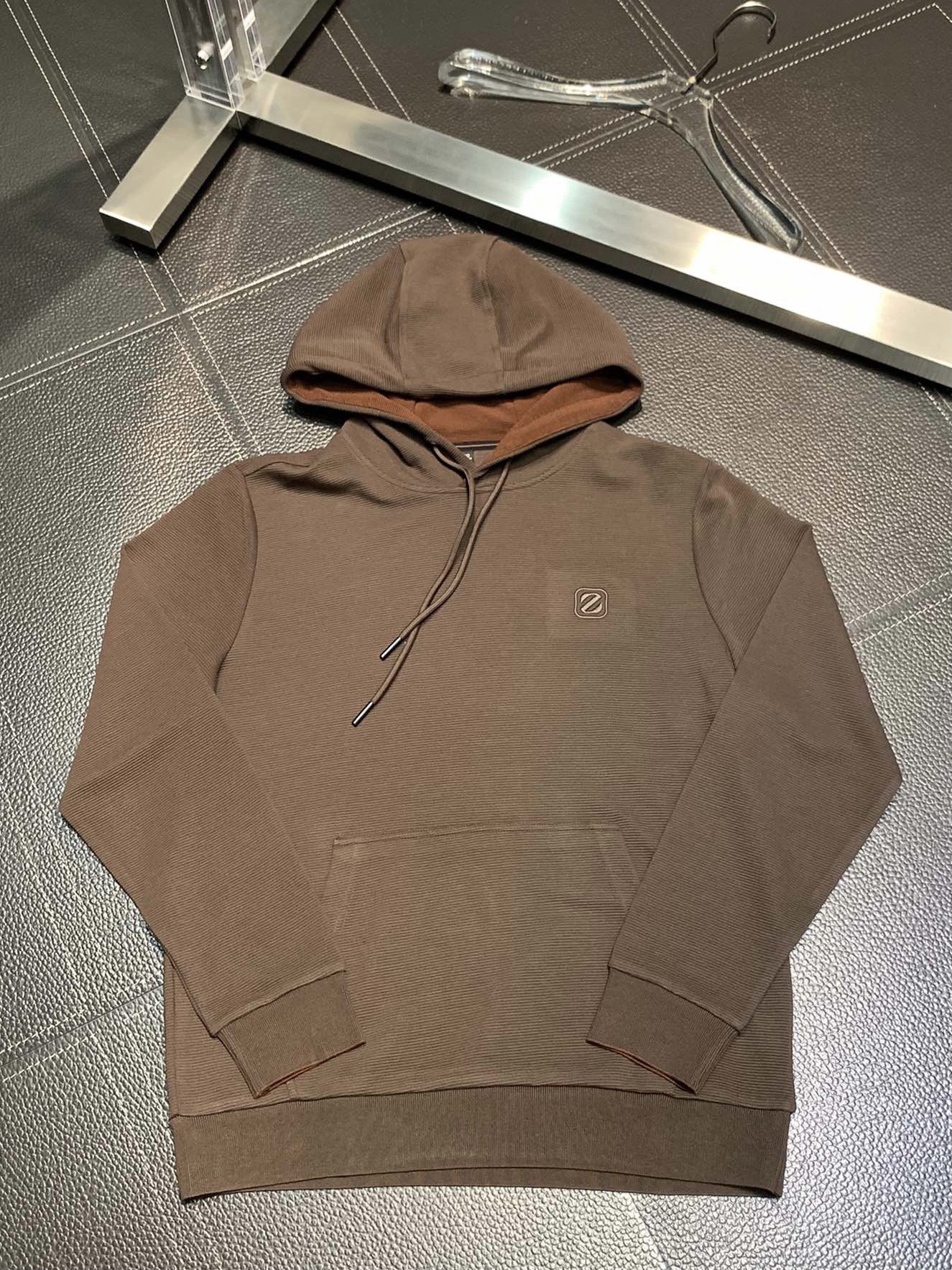 Zegna Men's casual hooded sweatshirt