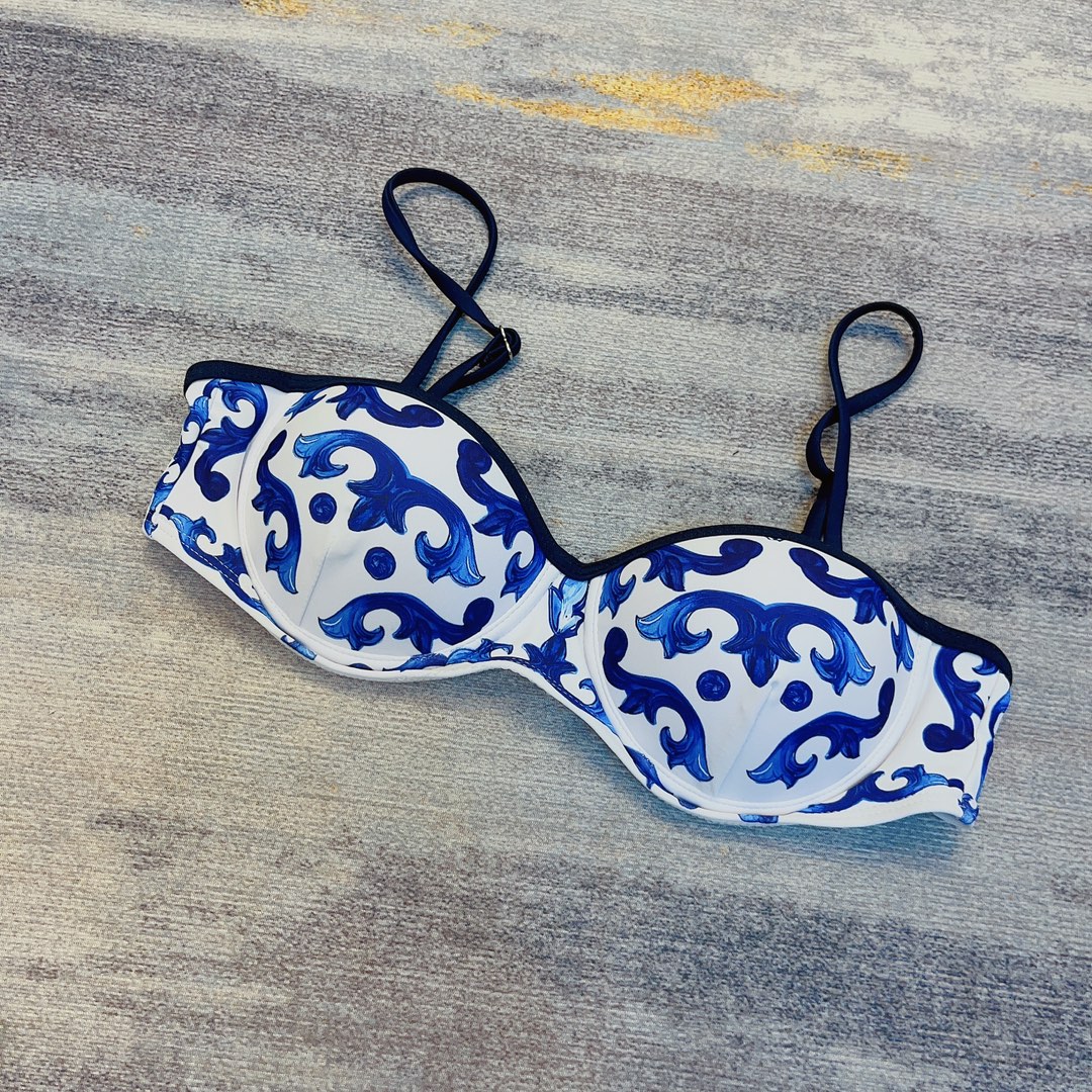 Versace High Waist Bikini With Underwire Hard Bag