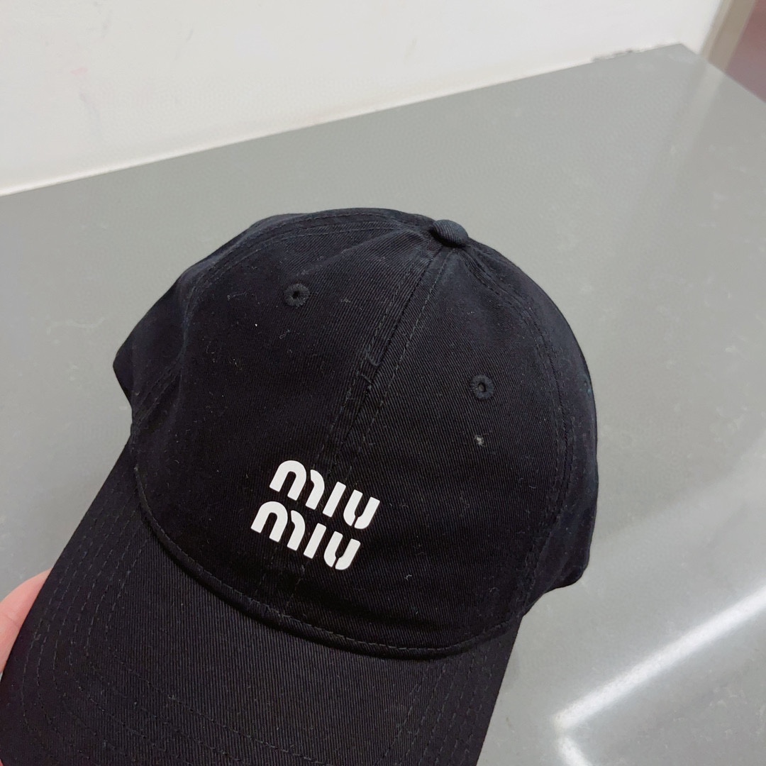Miu Miu peaked cap, van cloth cap, baseball cap