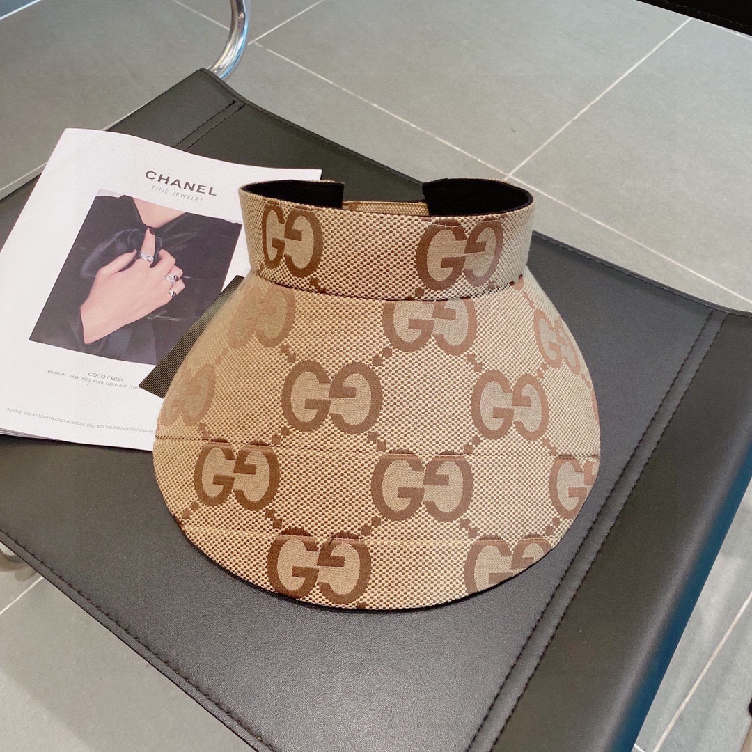 GUCCI foldable empty top visor