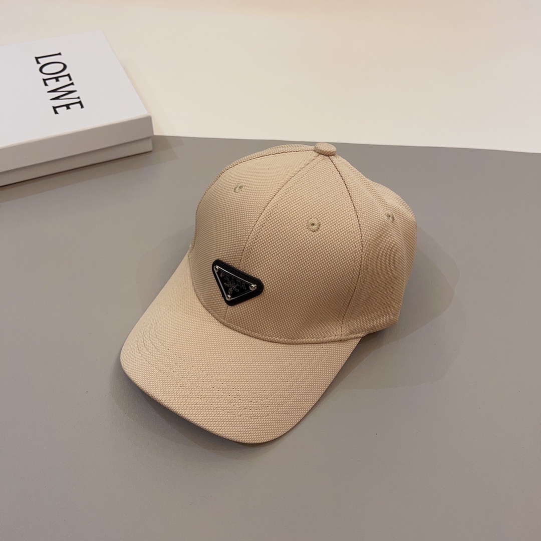 Prada hipster favorite triangle logo baseball cap