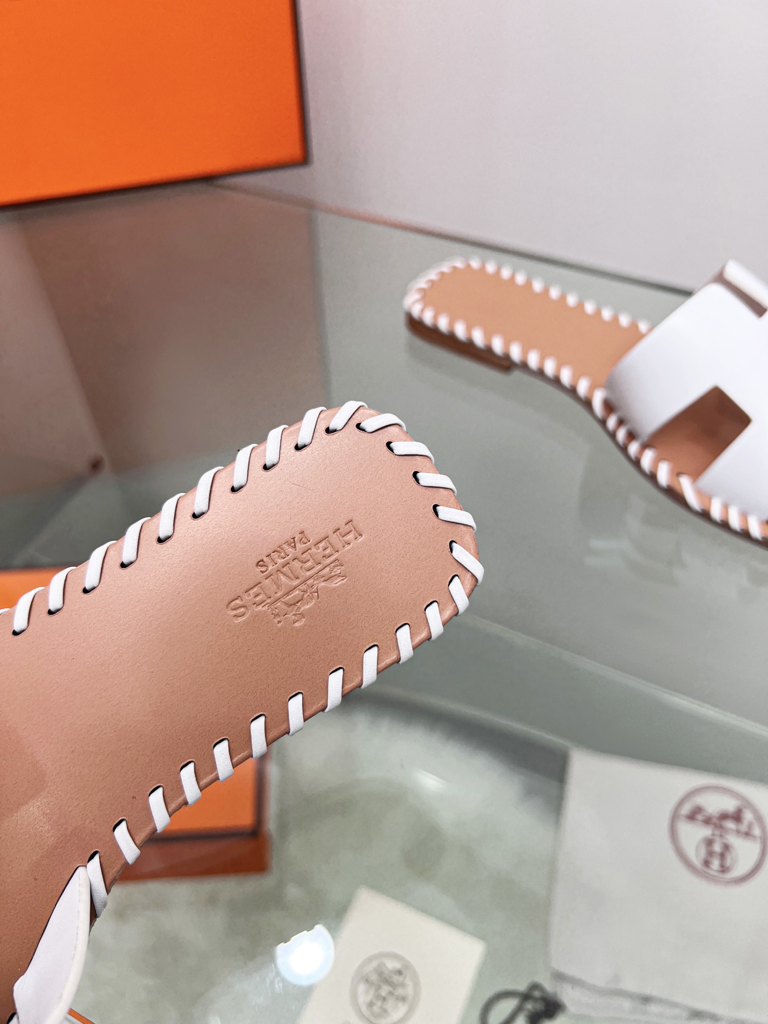 Hermes early spring new slippers