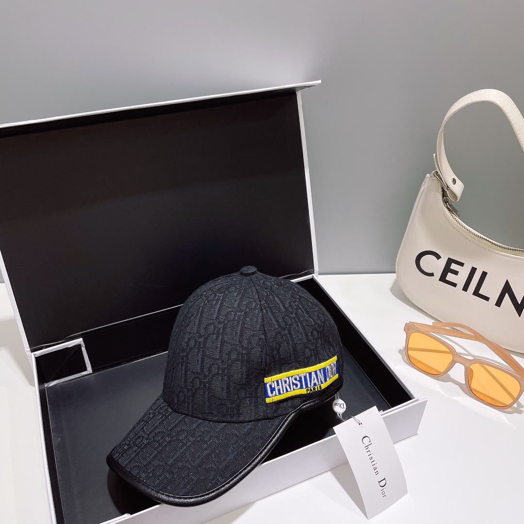 Dior (Dior) new original single embroidery baseball cap