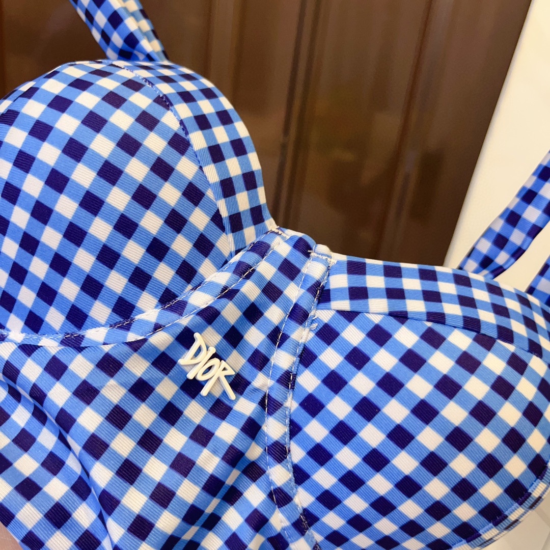 Dior High Stretch Casual Suit Swimsuit Waist Shaper Petite