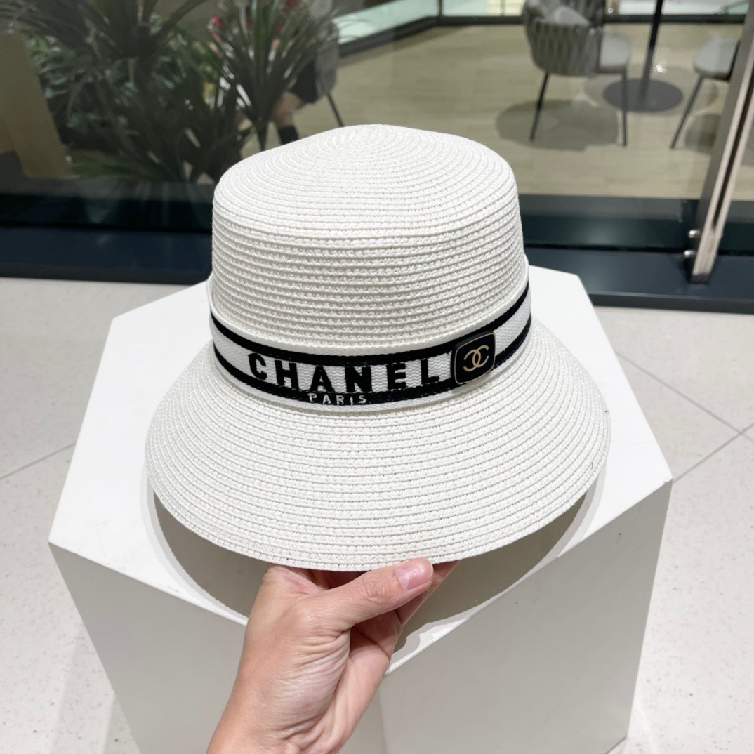 Chanel 2023 summer new straw hat