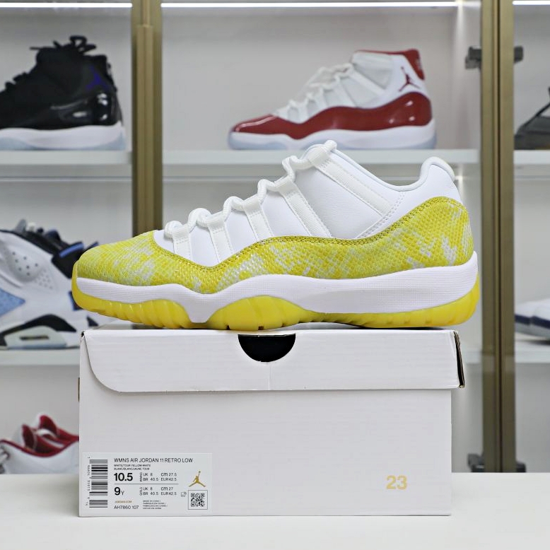 Air Jordan 11 Retro Low YellowSnakeskin
