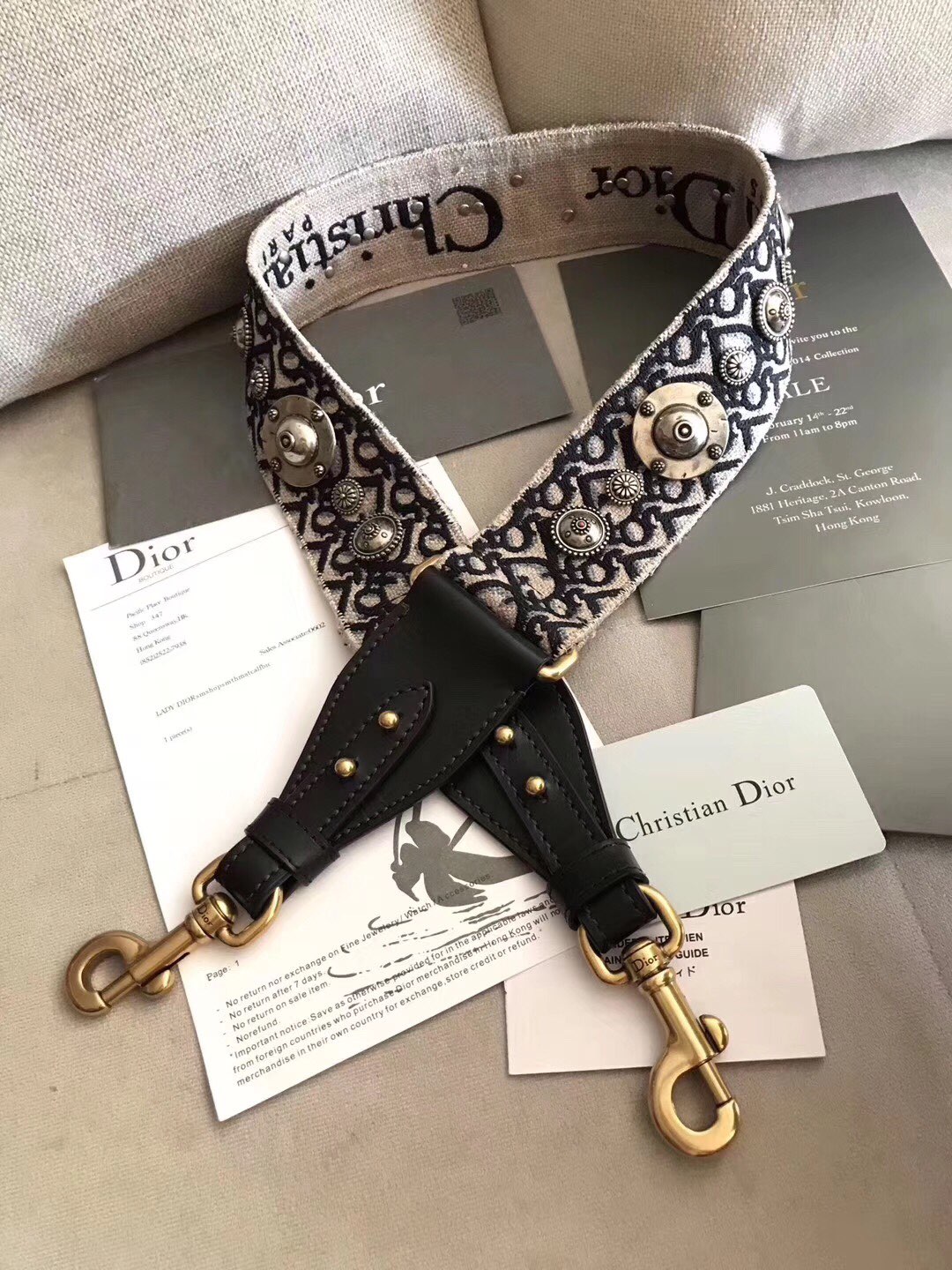 Dior retro Roman straps
