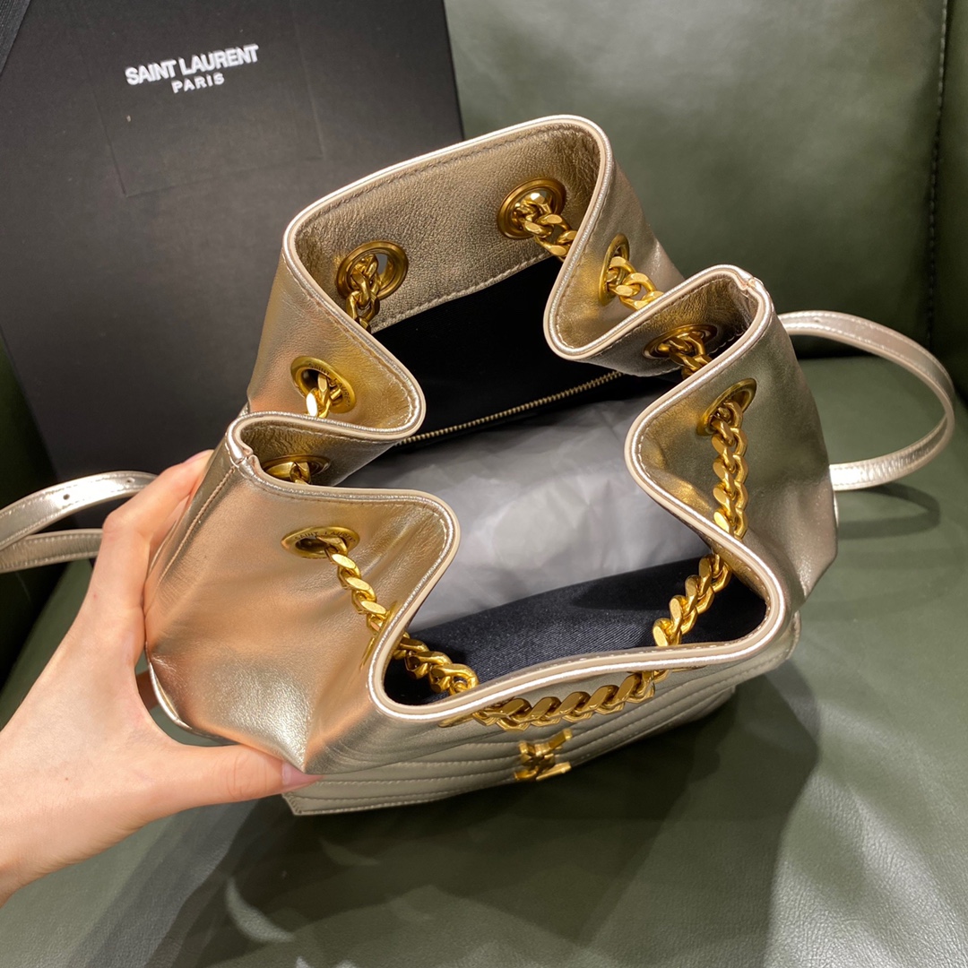 SAINT LAURENT 【𝐌𝐢𝐧𝐢 𝐍𝐨𝐥𝐢𝐭𝐚】672738 original leather.JD