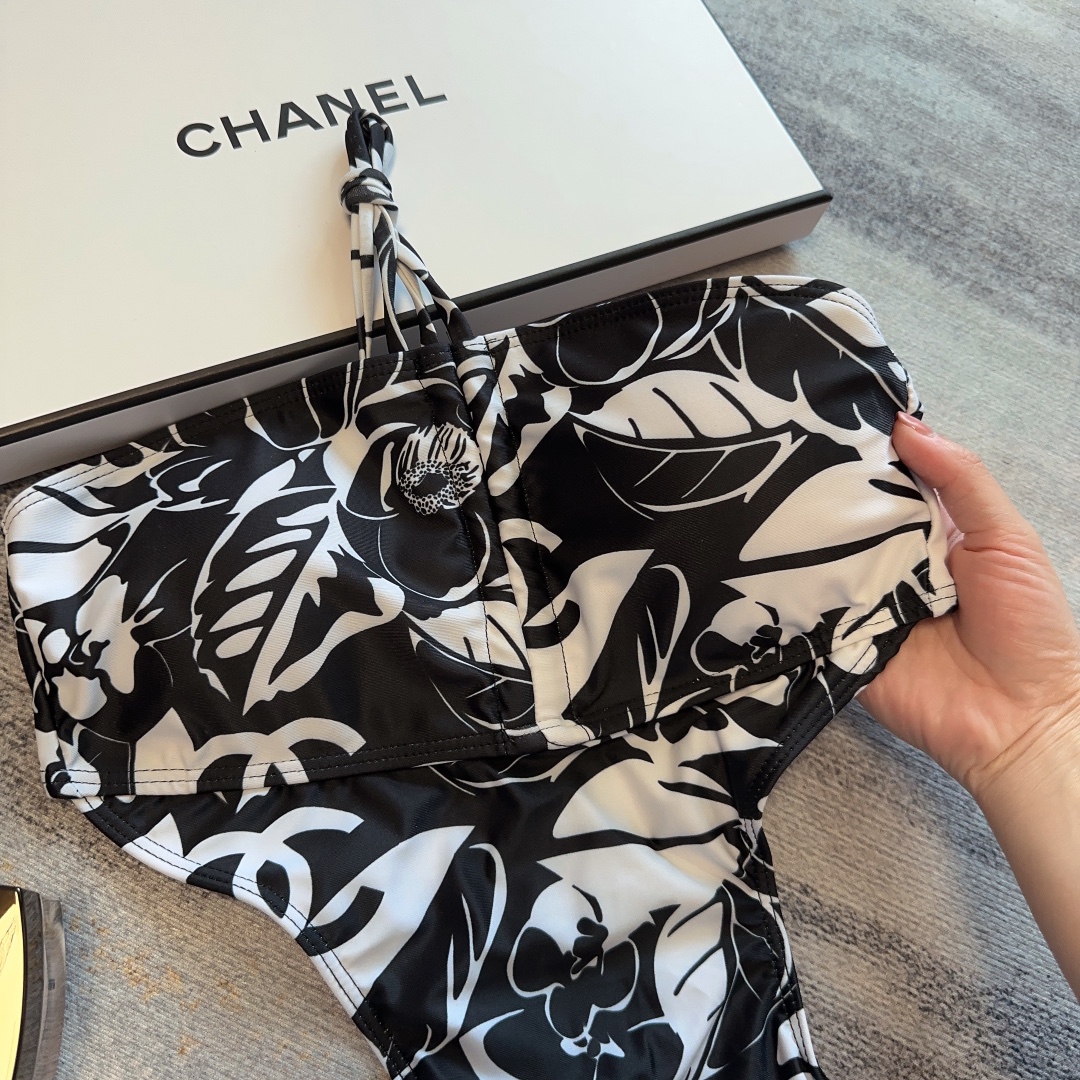 Chanel Classic Camellia Swimsuit