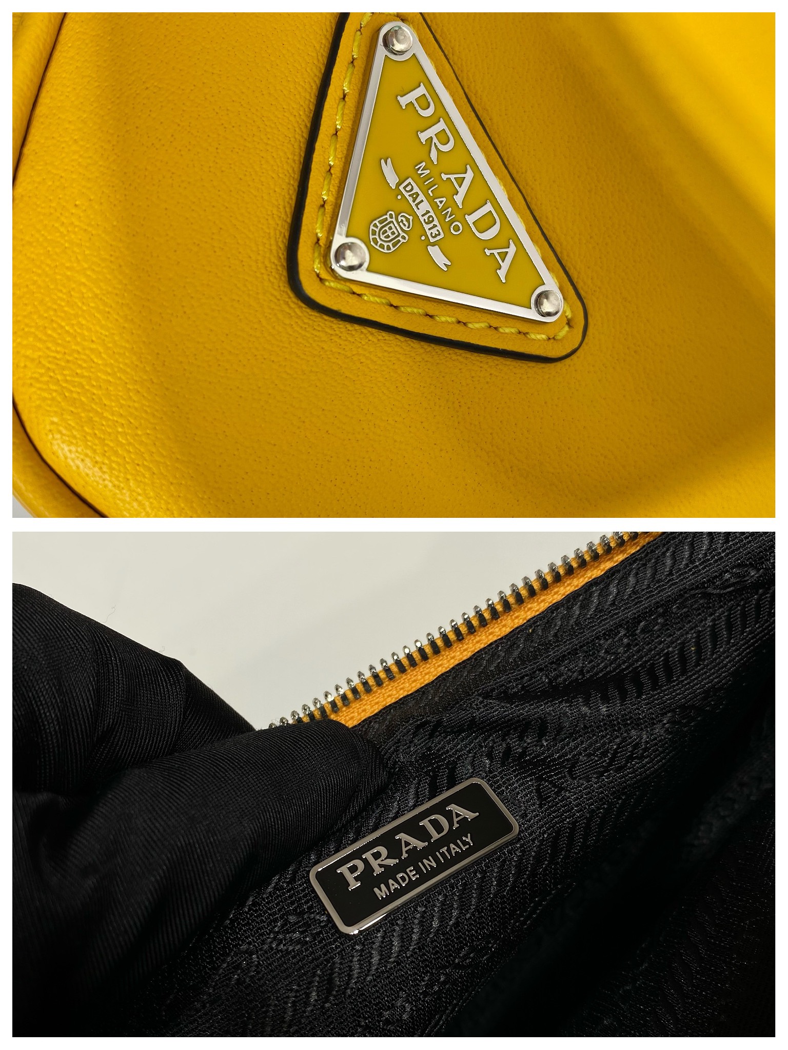 𝐏𝐑𝐀𝐃𝐀 Triangle Handbag 1NE039