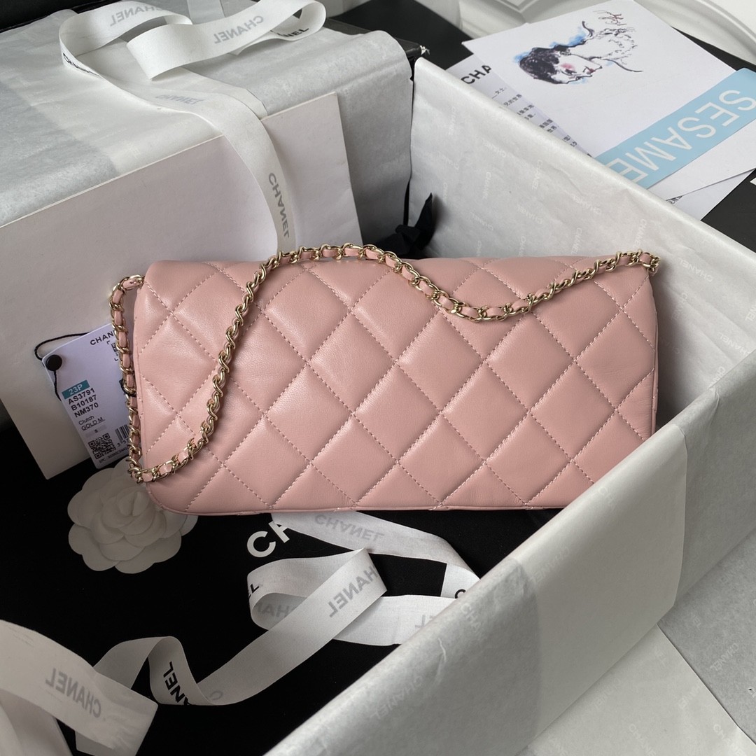 Chanel 23A Hot Selling Pearl Stick Bag AS3791, Top Quality Size: 11.5 * 26 * 4cm