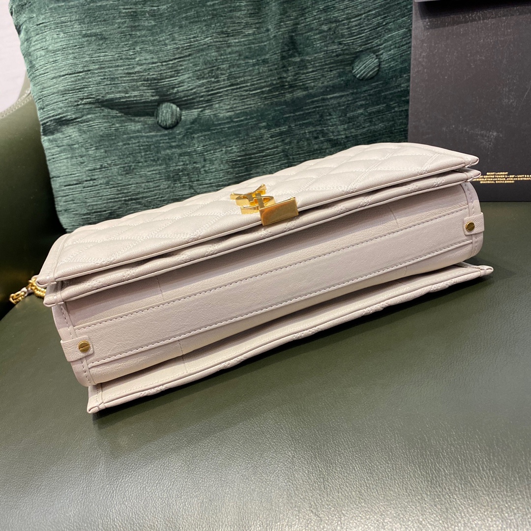 SAINT LAURENT 𝘽𝙀𝘾𝙆𝙔 𝟮𝟳𝙘𝙢 #579607 original leather.JD