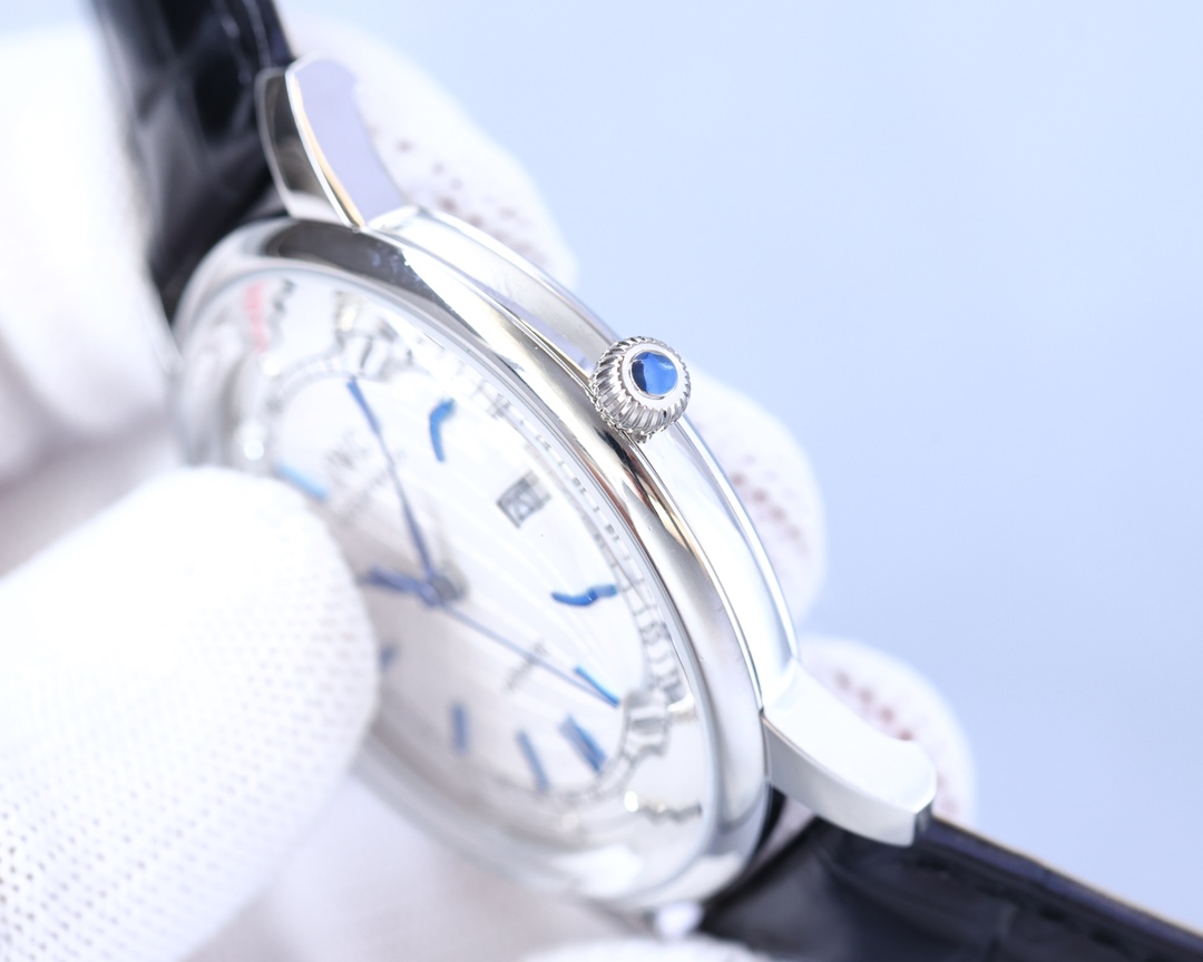 IWC- Portofino Original 9015® movement style with Italian cowhide 3D three-dimensional sense of ultra-thin technology