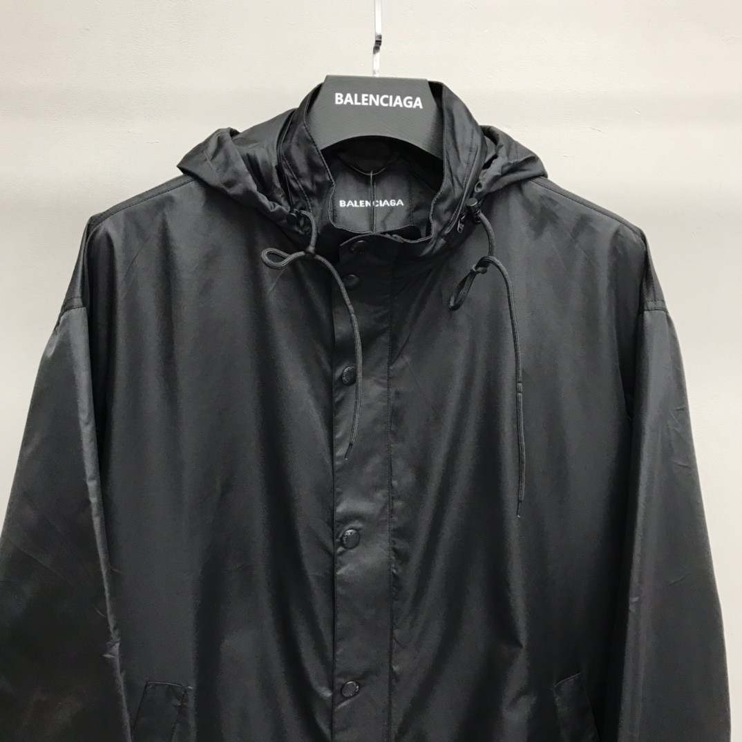 Balenciaga masking tape trench coat