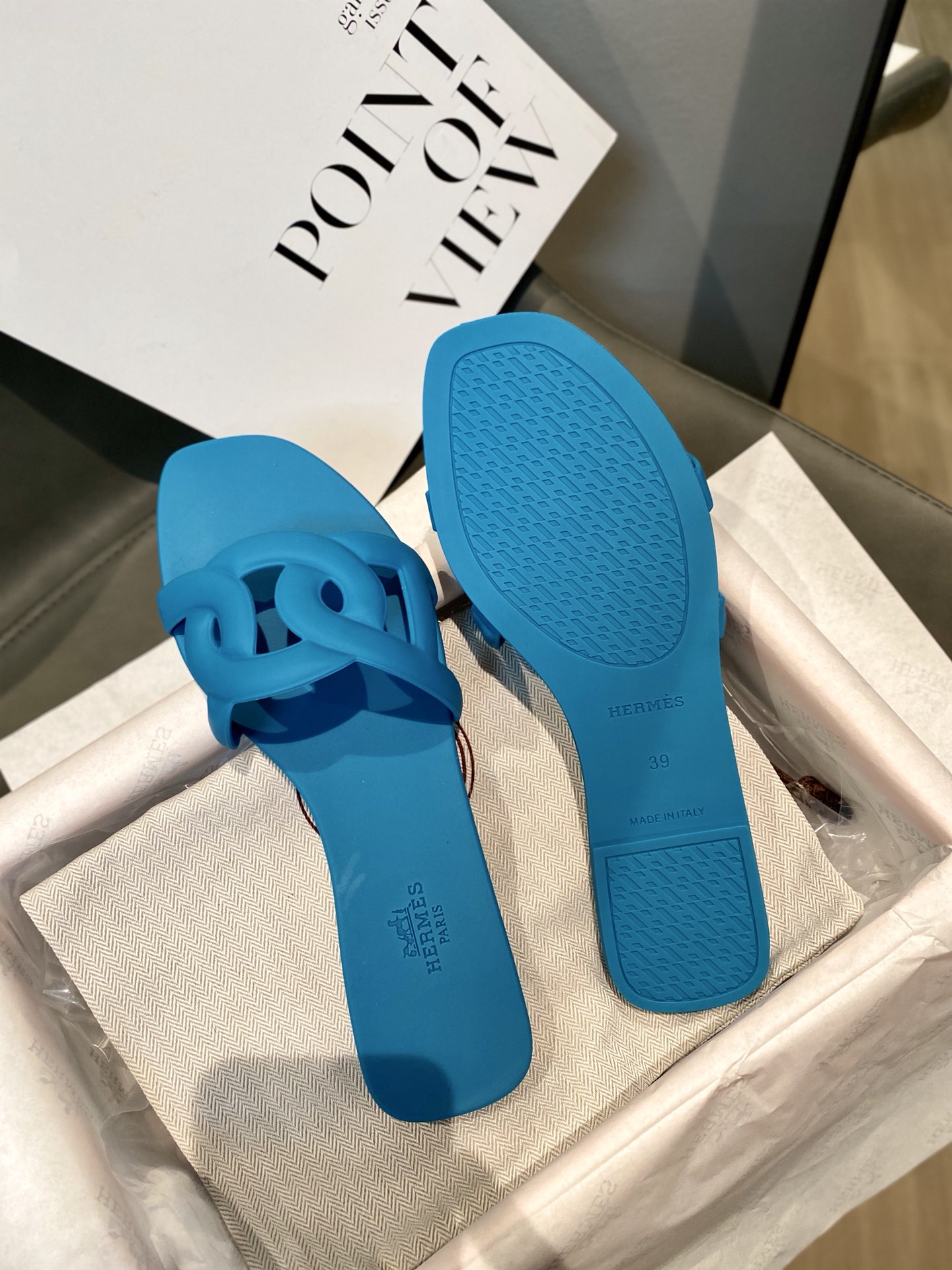 Hermes Pig Nose Classic Slippers