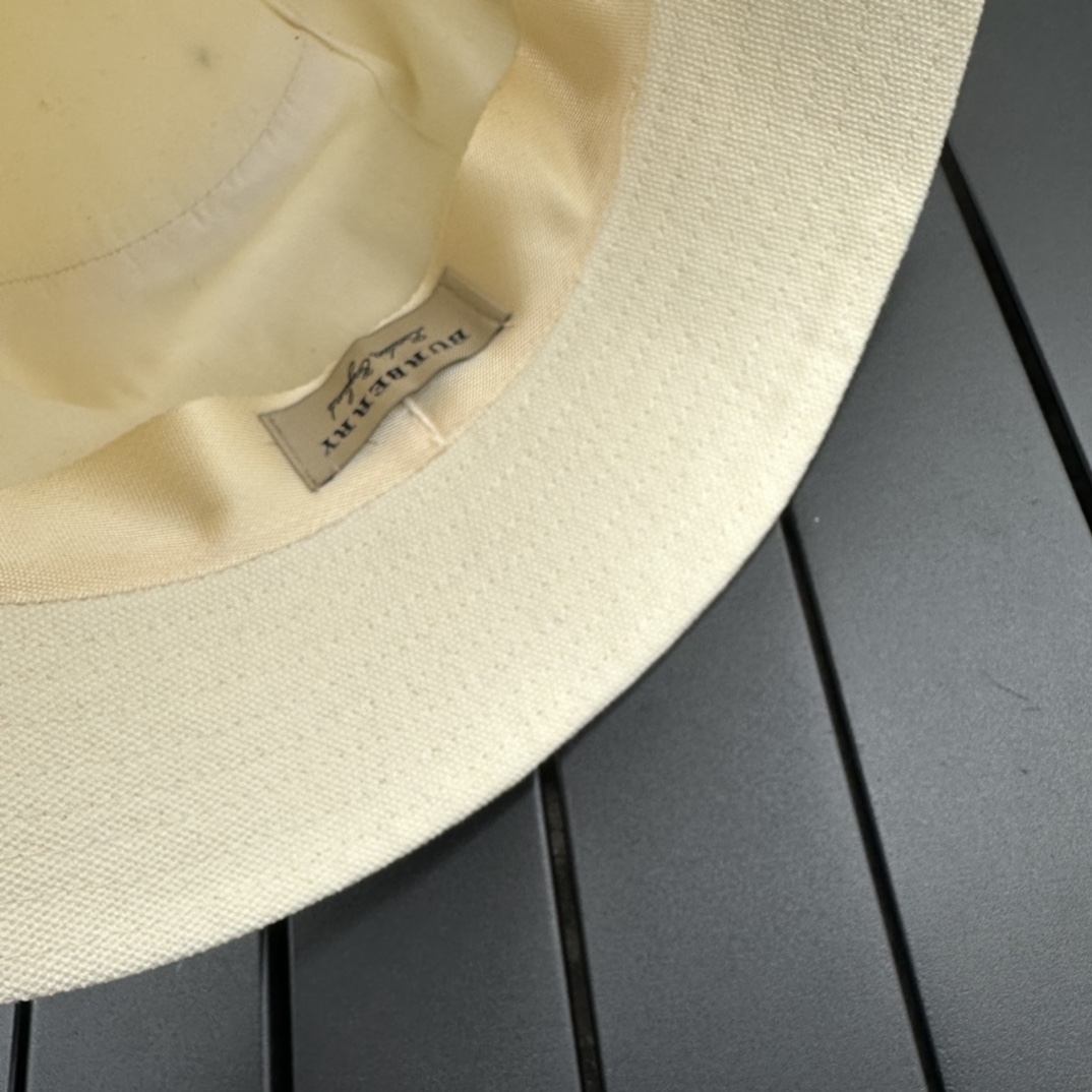 Burberry 2023 counter new embroidery fisherman hat