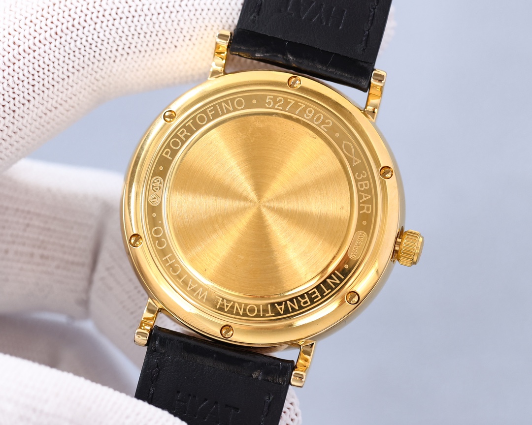 IWC- Portofino Men's Watch Movement EAT2836 in imported calfskin