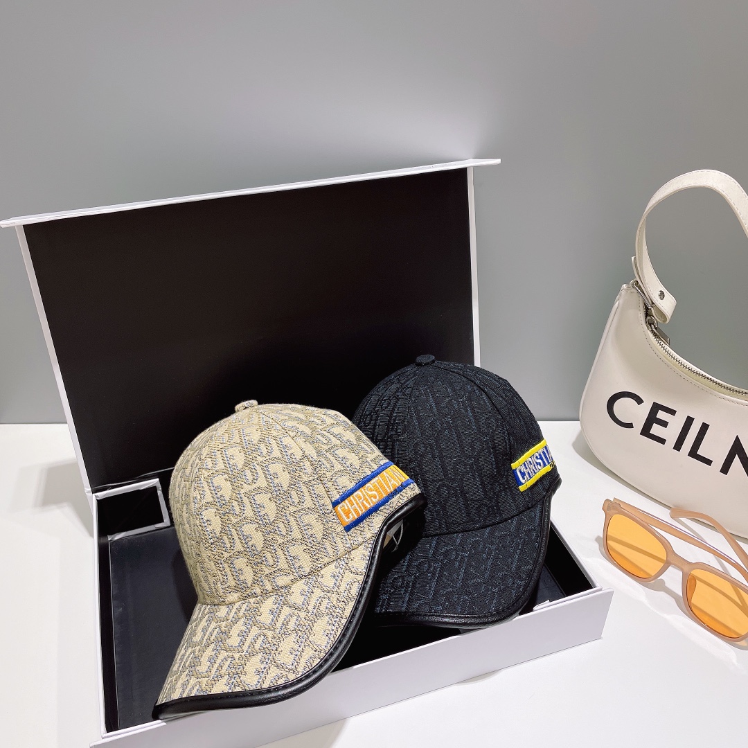 Dior (Dior) new original single embroidery baseball cap