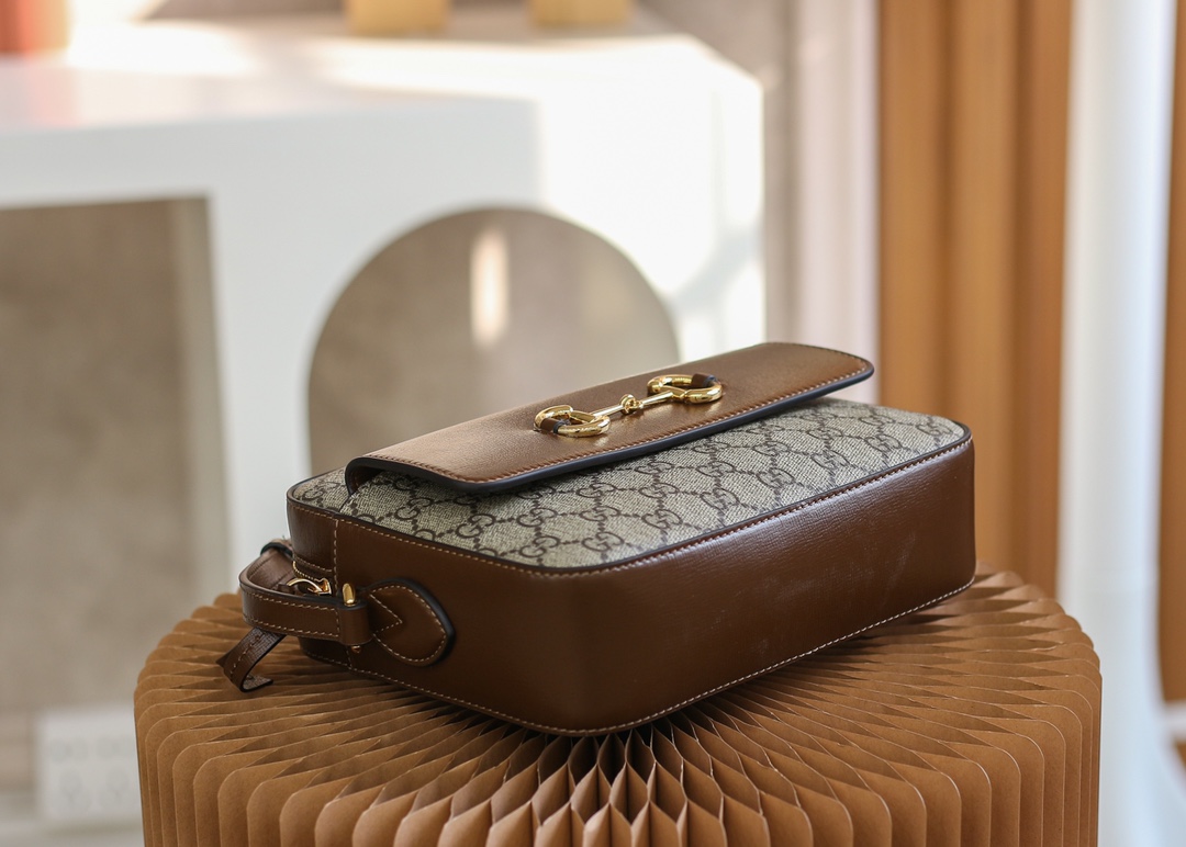GUCCI 𝙃𝙤𝙧𝙨𝙚𝙗𝙞𝙩 𝟭𝟵𝟱𝟱 horsebit shoulder bag #645454#