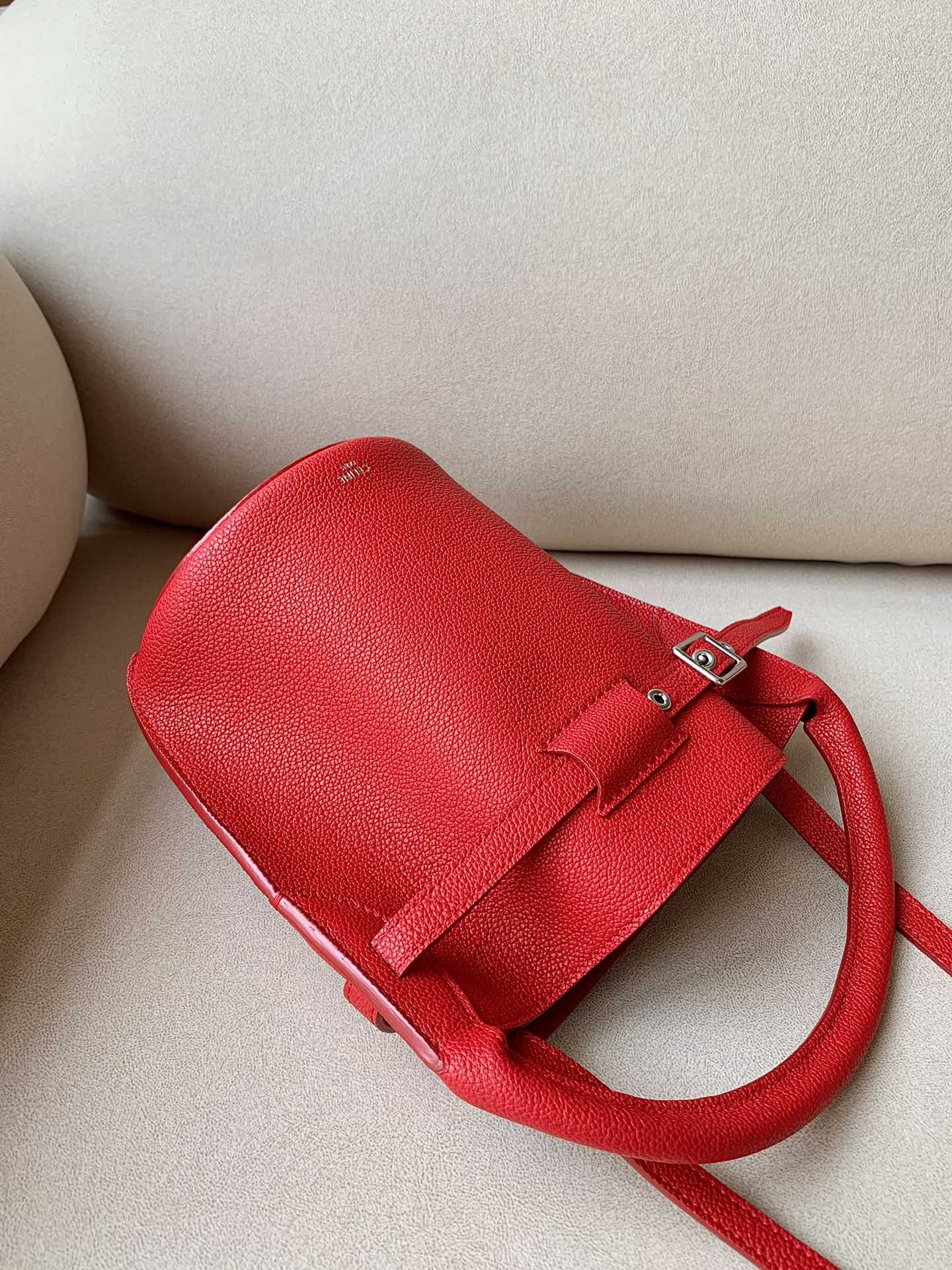 𝐂𝐞𝐥𝐢𝐧𝐞 Bigbag bucket nano  calfskin