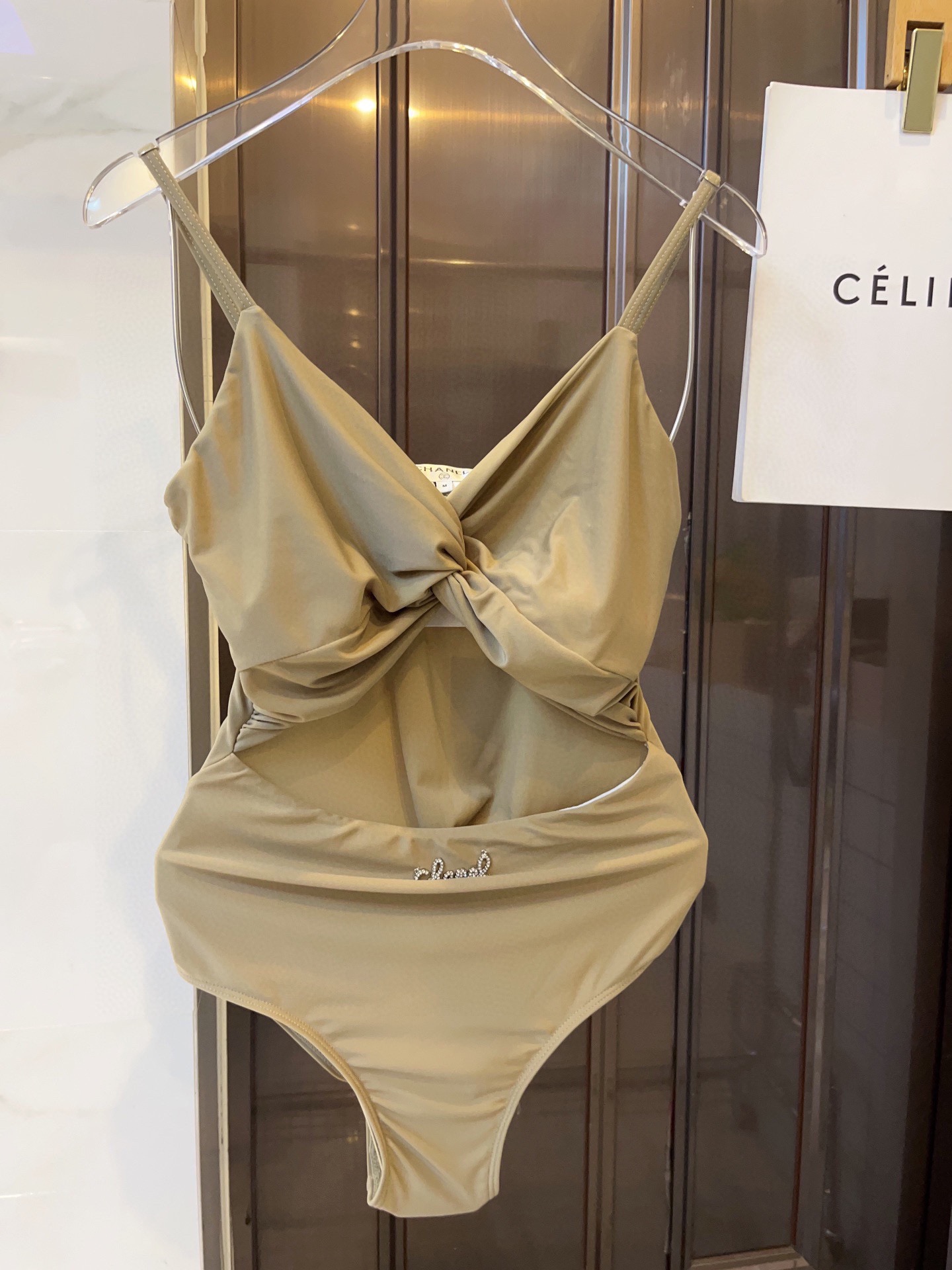 CHANEL One-piece swimming costume bikini