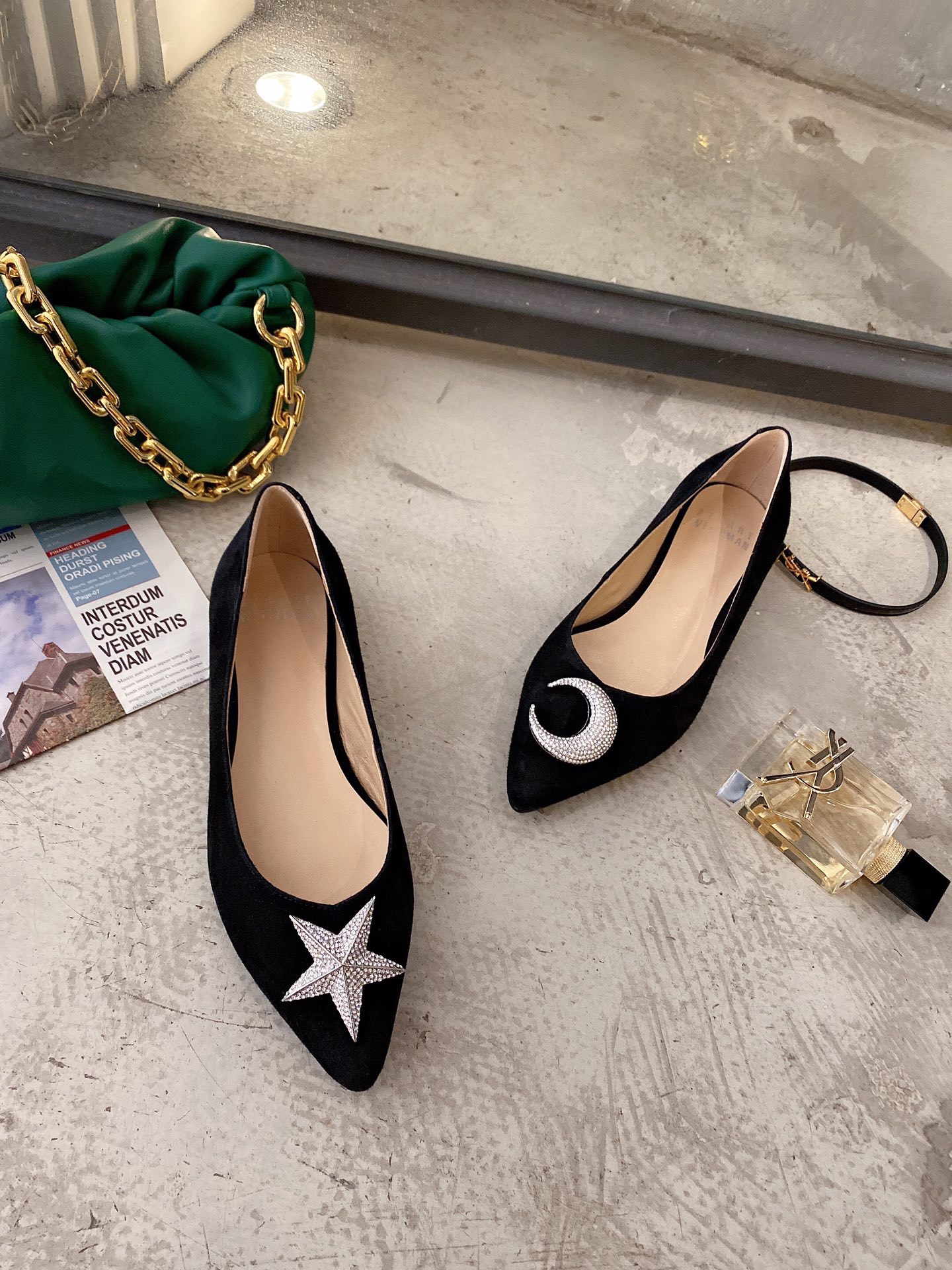 Stuart Weitzman Stuart Weitzman 2021ss early spring new single shoes sheep game leather