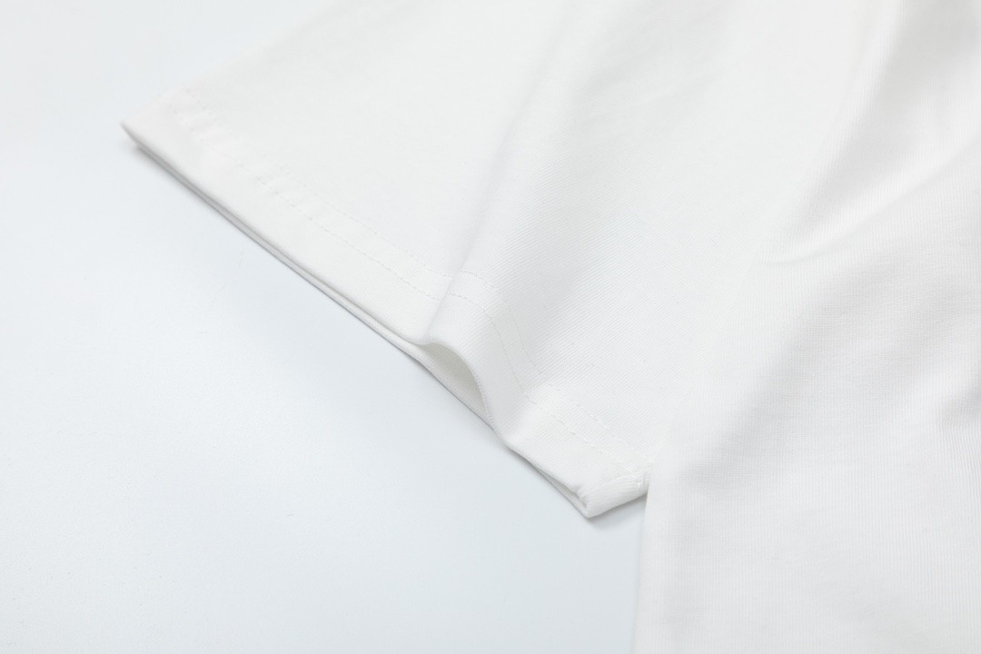 Gucci 23SS double G vertical stripe foam printed t-shirt