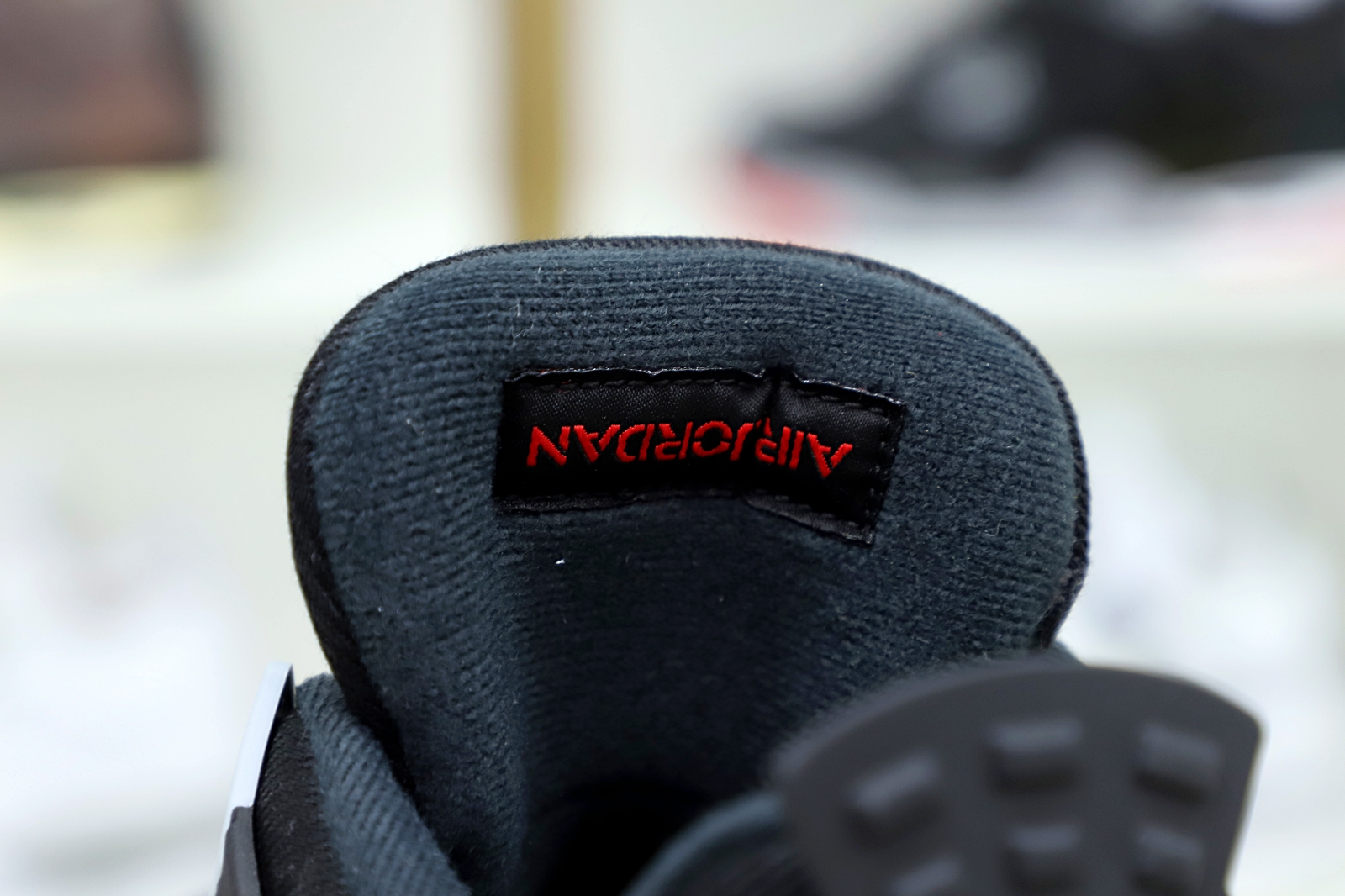 AIR JORDAN 4 BLACK CANVAS