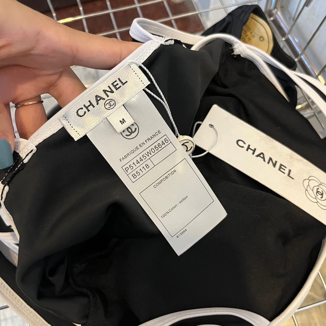 CHANEL One-piece swimming costume