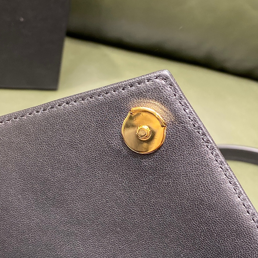 SAINT LAURENT 【𝐌𝐢𝐧𝐢 𝐍𝐨𝐥𝐢𝐭𝐚】672738 original leather.JD