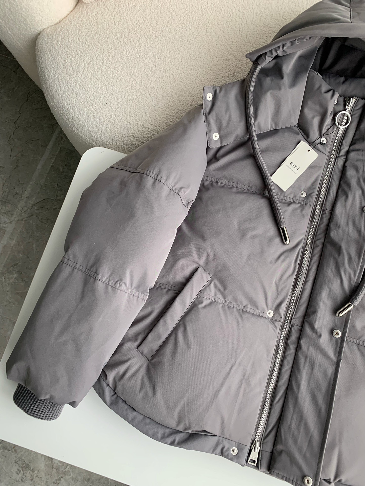 Ami Short men's down jacket