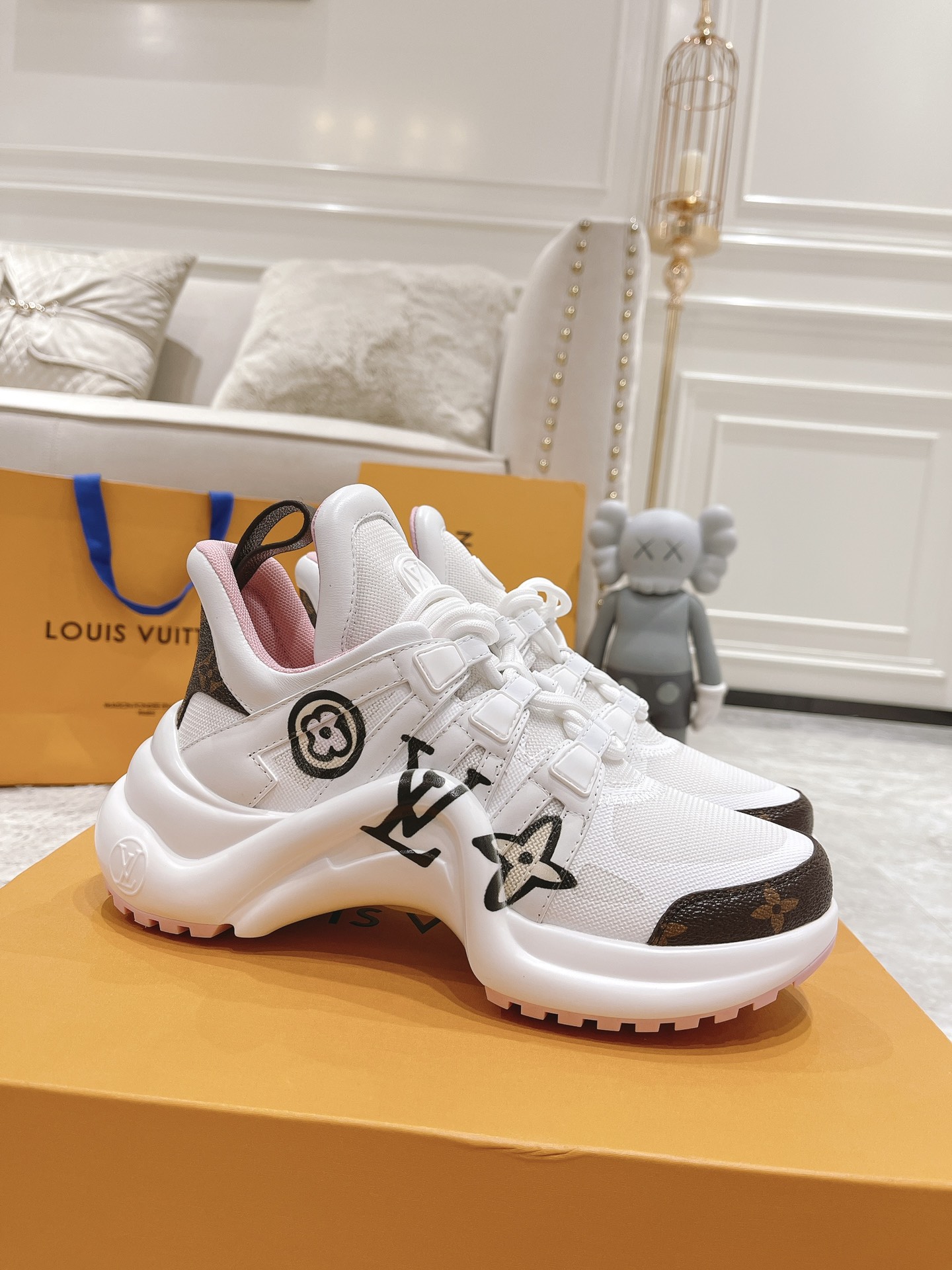 Louis Vuitton Archlight Donkey Brand Louis Vuitton Casual Sports Dad Shoes