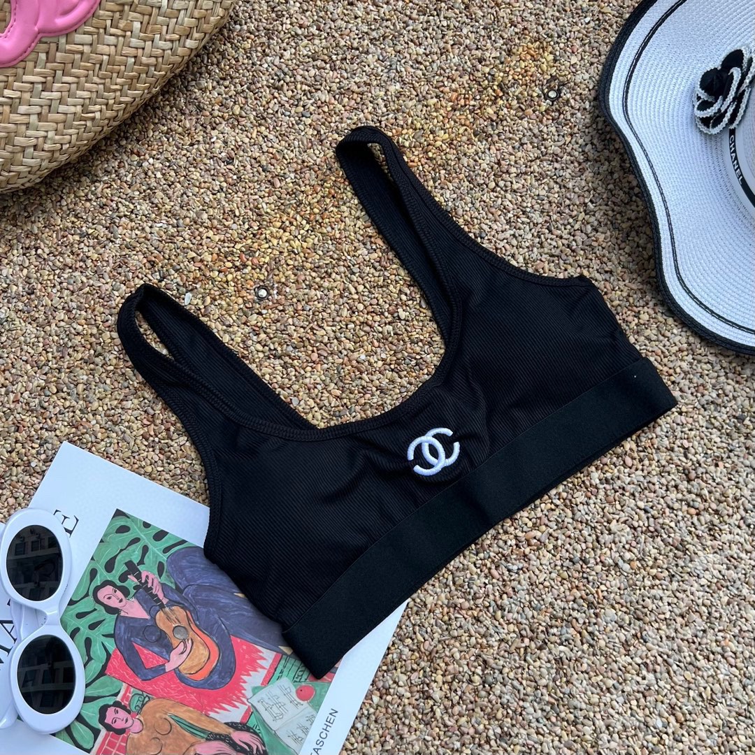 Chanel new split swimsuit