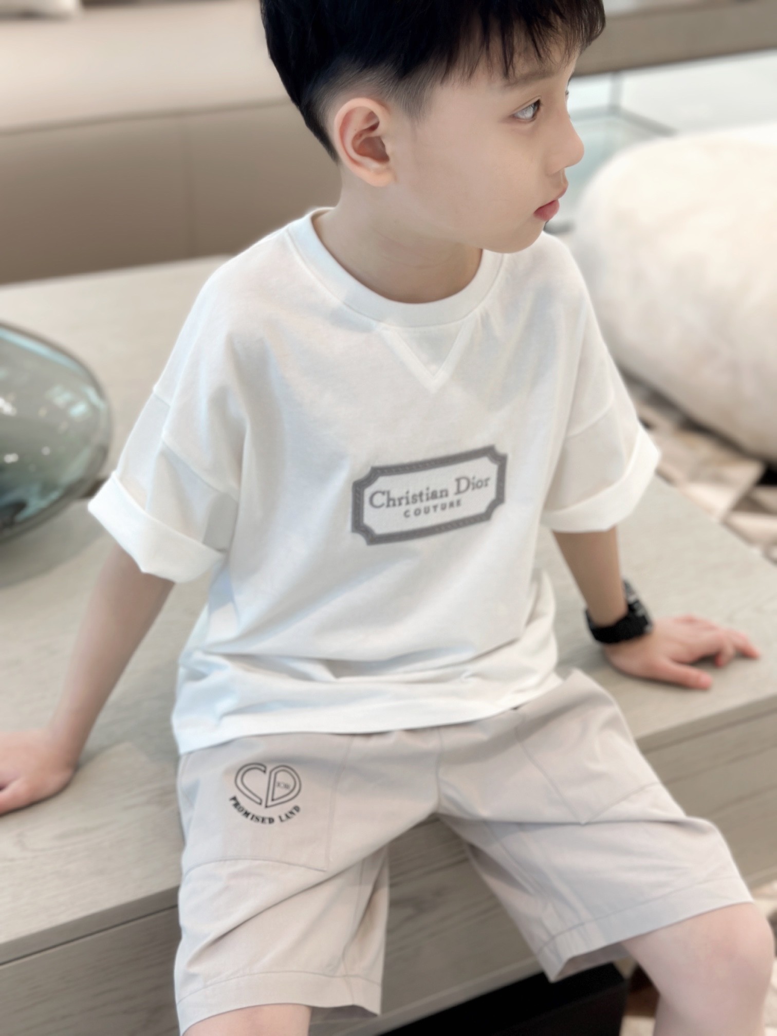 2024 Dior children's cotton suit