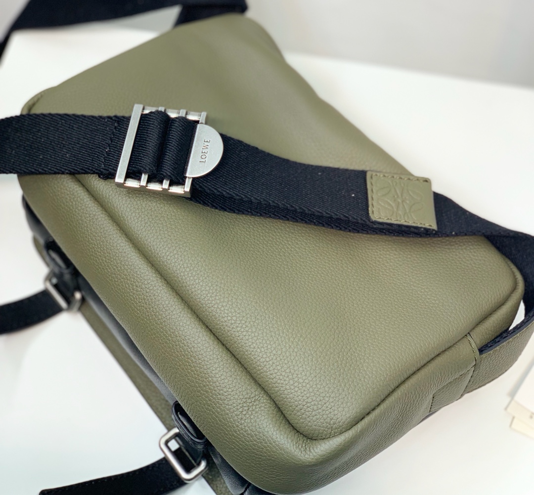 LOEWE latest military messenger bag