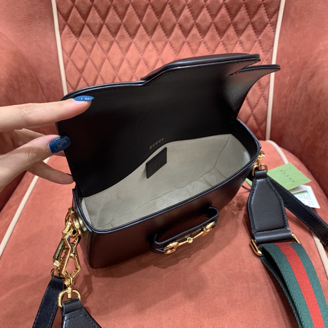 GUCCI Horsebit mini saddle bag # 658574