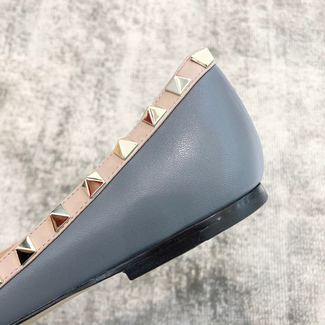 Valentino VT Collection Flats Haze Blue