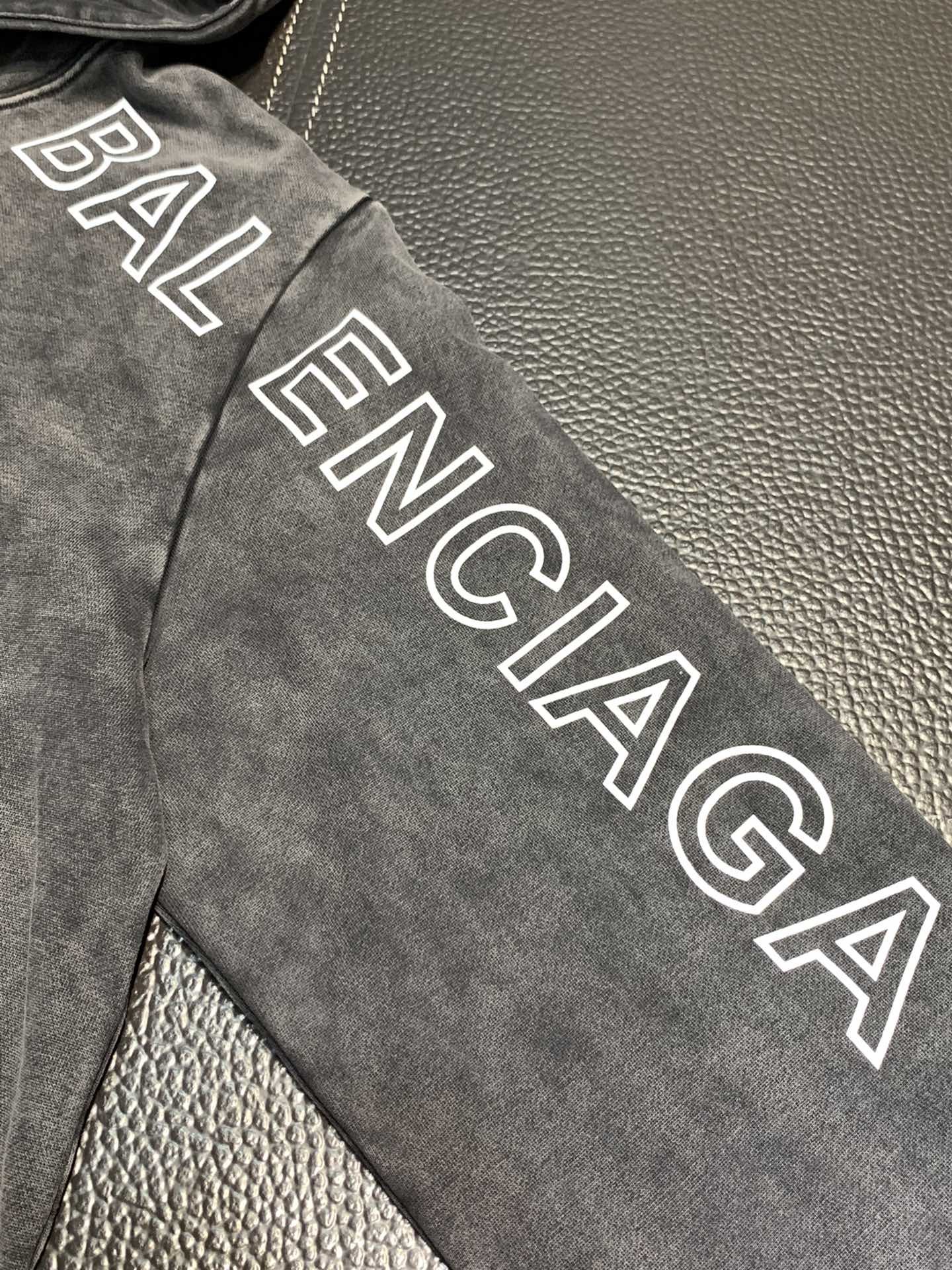 Balenciaga Men's casual hooded sweatshirt