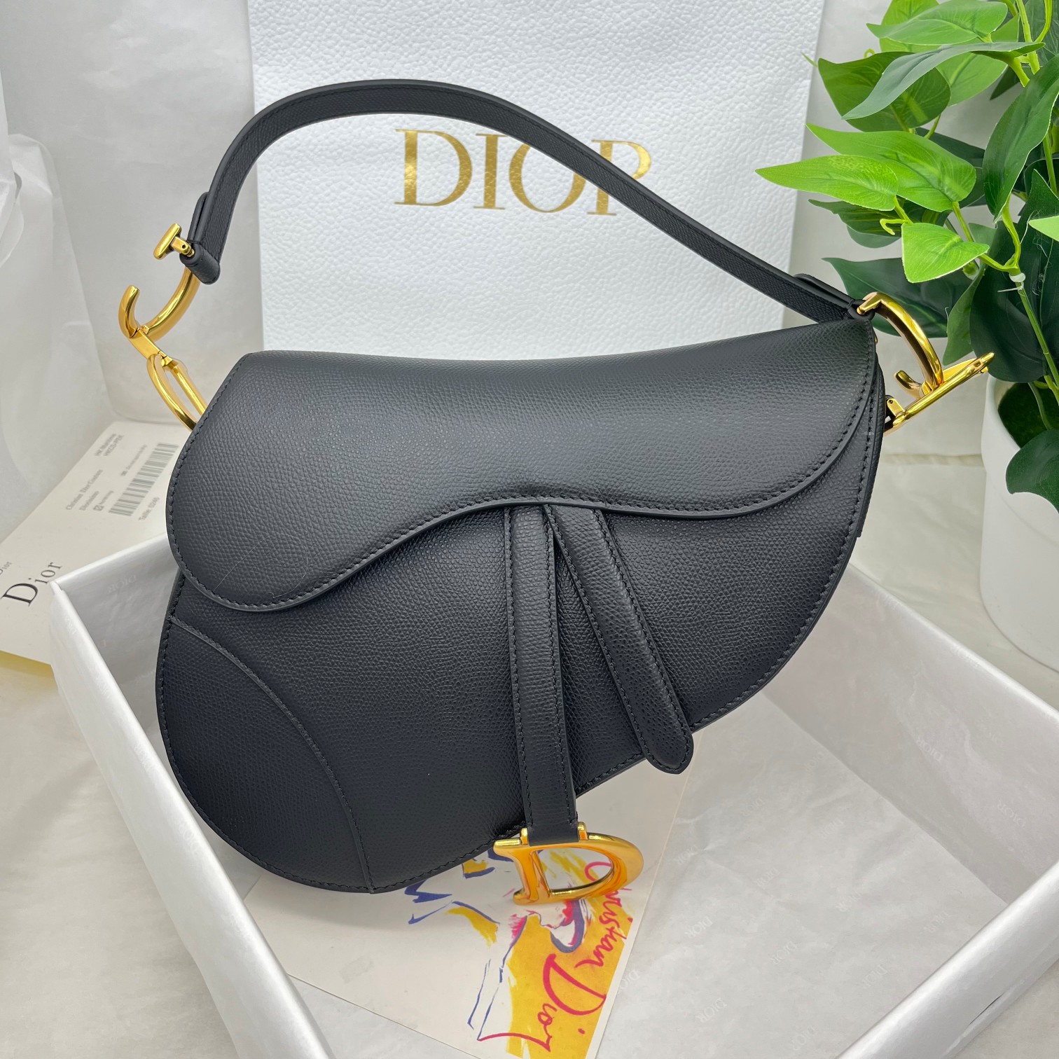 Dior saddle palm print collection