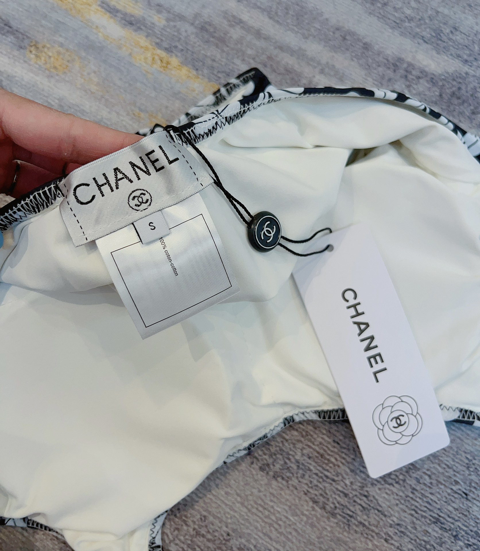 Chanel one piece swimsuit