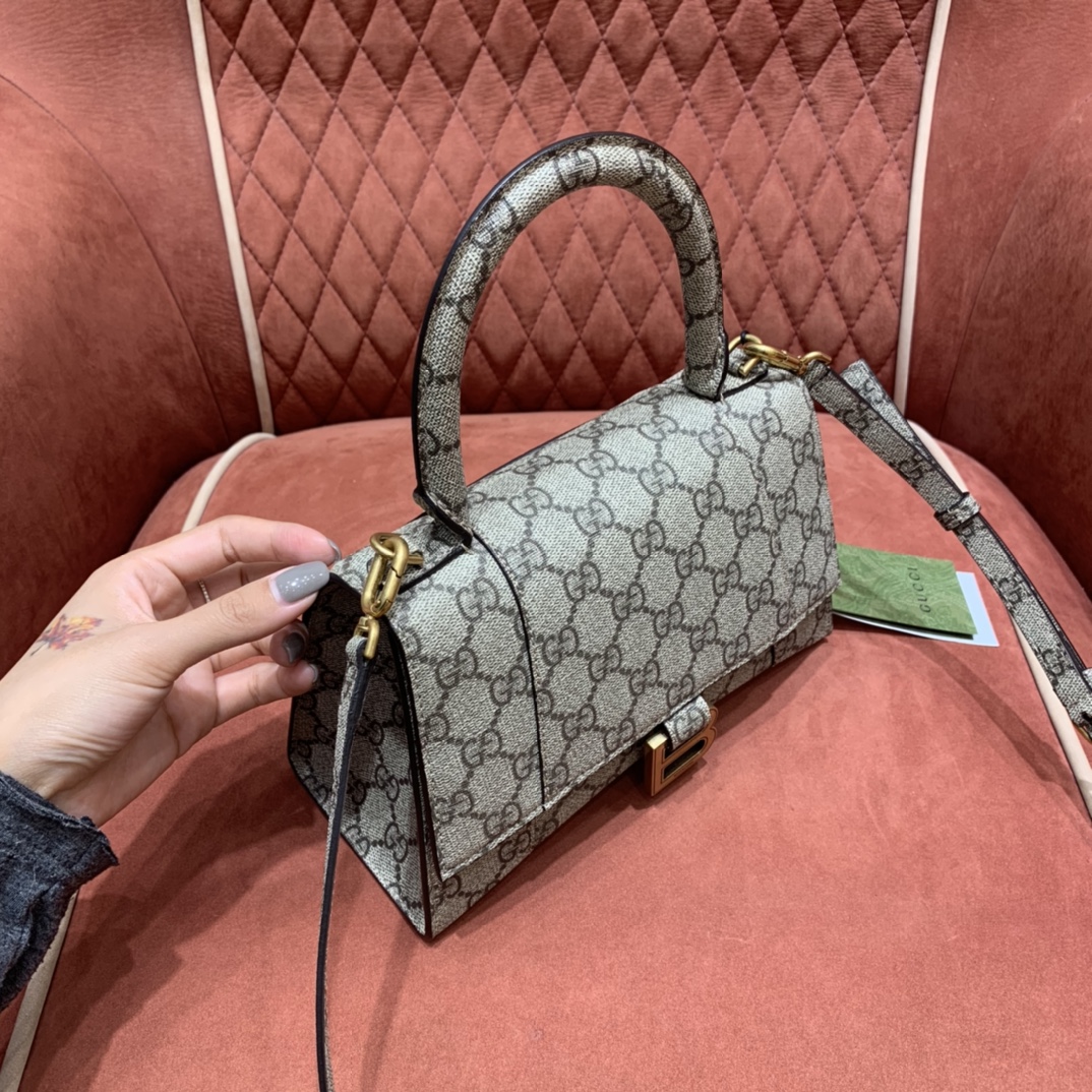 BALENCIAGA The Hacker Project hourglass bag co-branded model