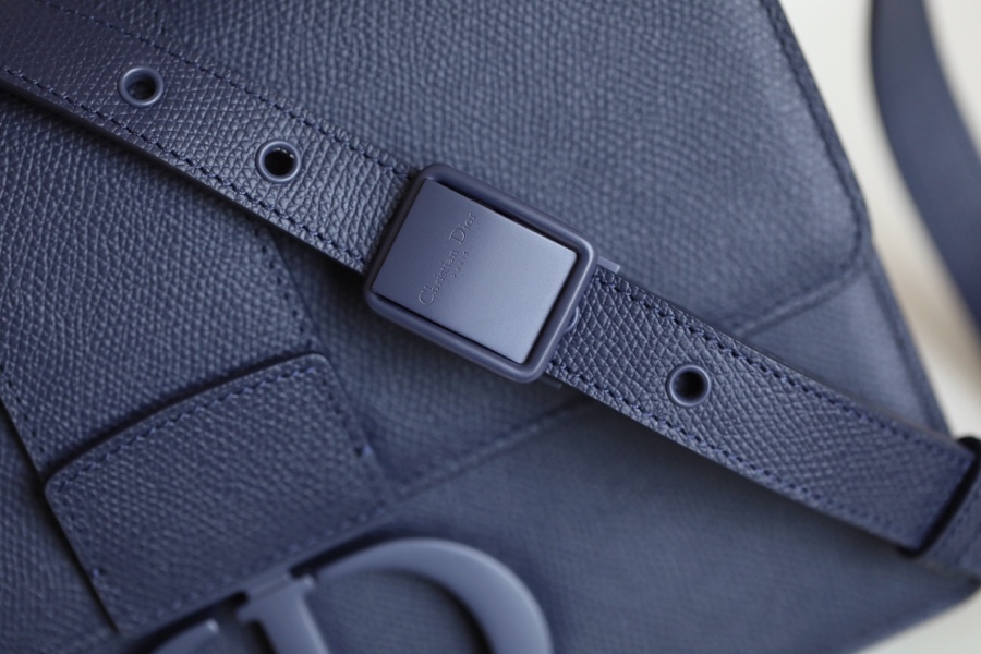 Montaigne palm print cow leather flap bag