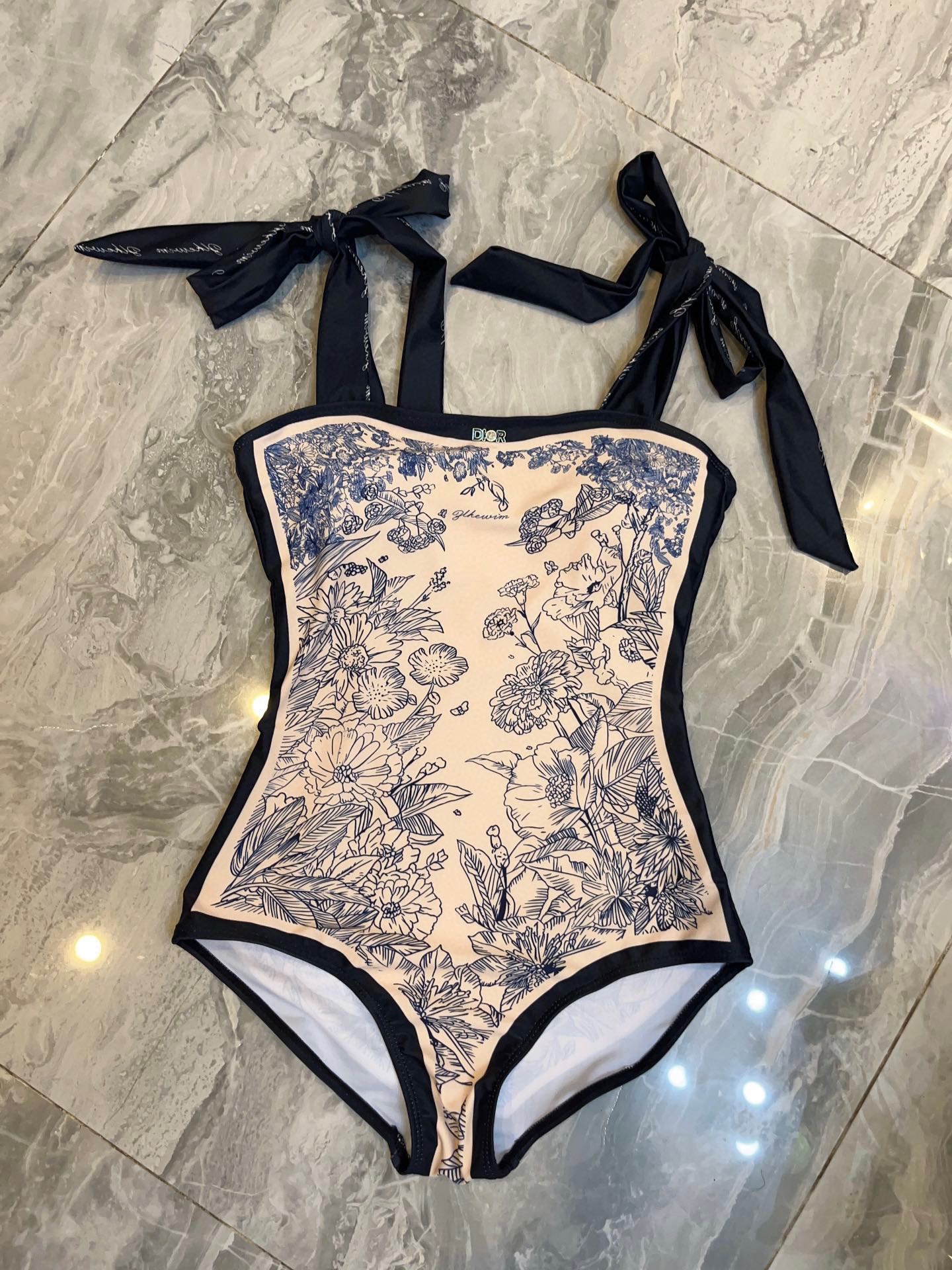 Dior one-piece swimming costume